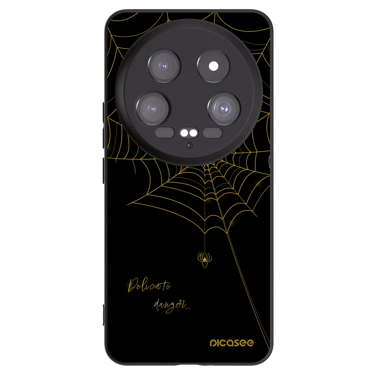Picasee crna silikonska maskica za Xiaomi 14 Ultra - Delicate danger