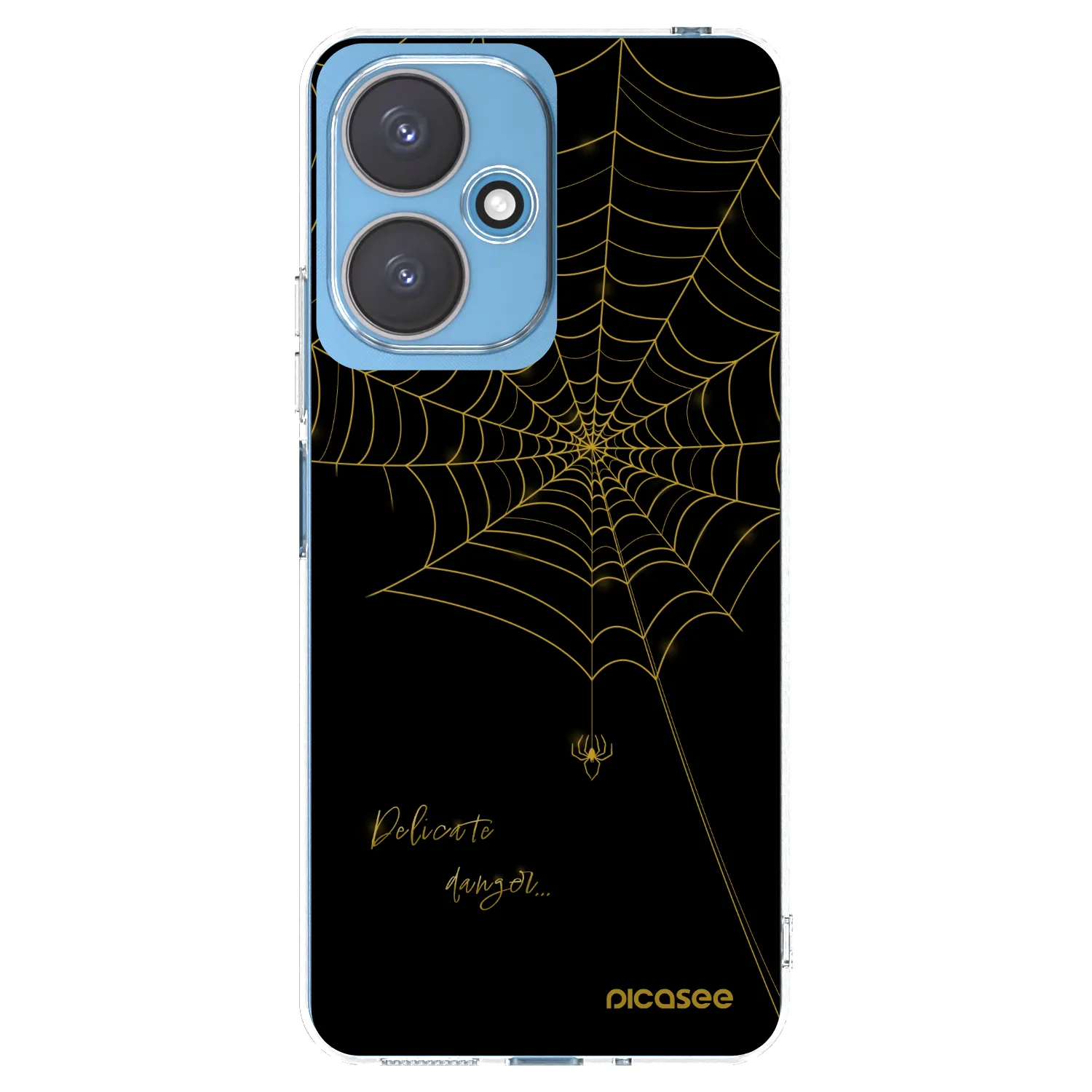 Picasee silikonska prozirna maskica za Xiaomi Redmi 13C 5G - Delicate danger
