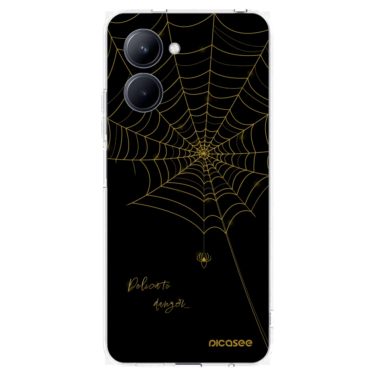 Picasee silikonska prozirna maskica za Realme C33 (2023) - Delicate danger