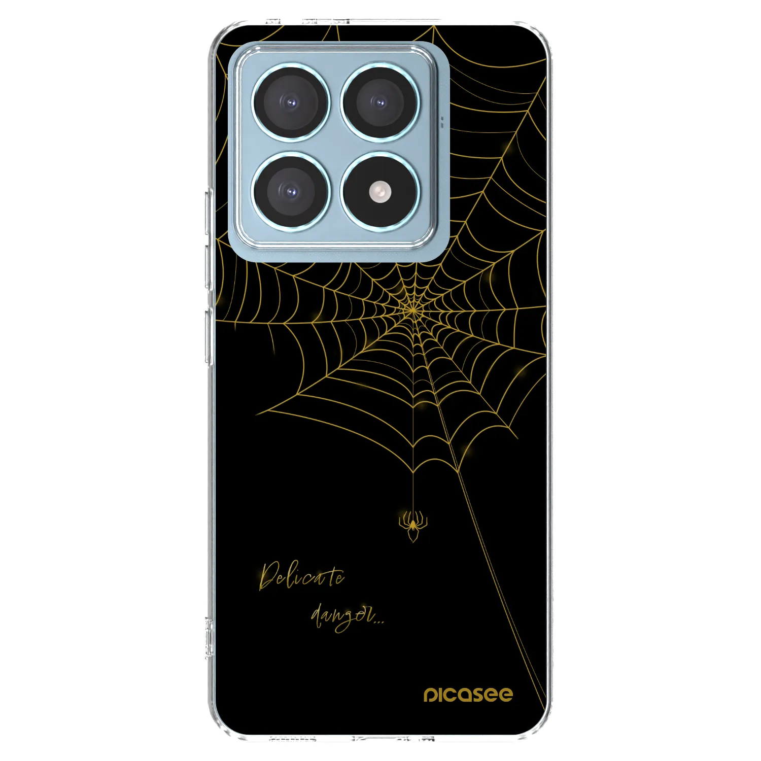 Picasee silikonska prozirna maskica za Xiaomi 14T Pro - Delicate danger