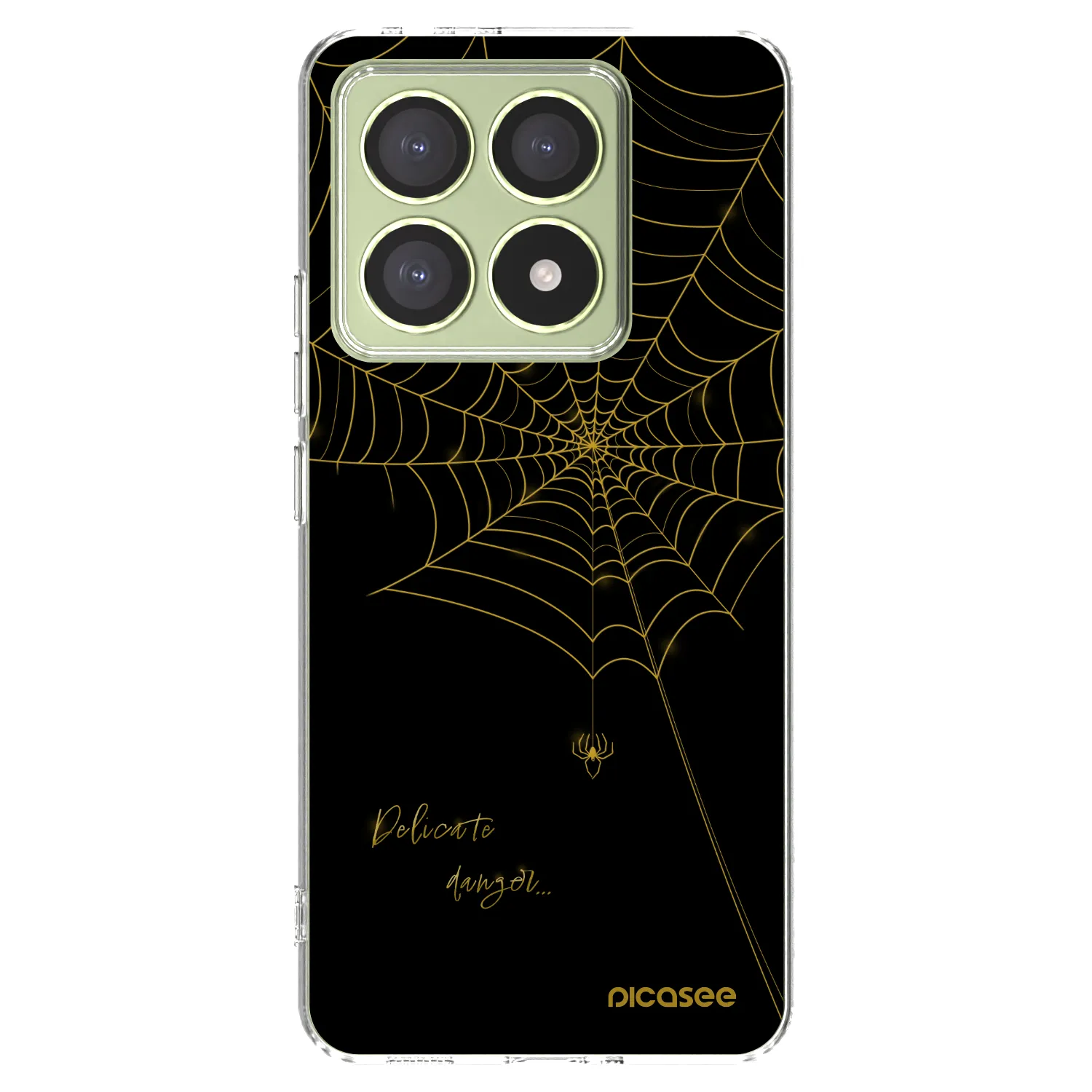 Picasee silikonska prozirna maskica za Xiaomi 14T - Delicate danger