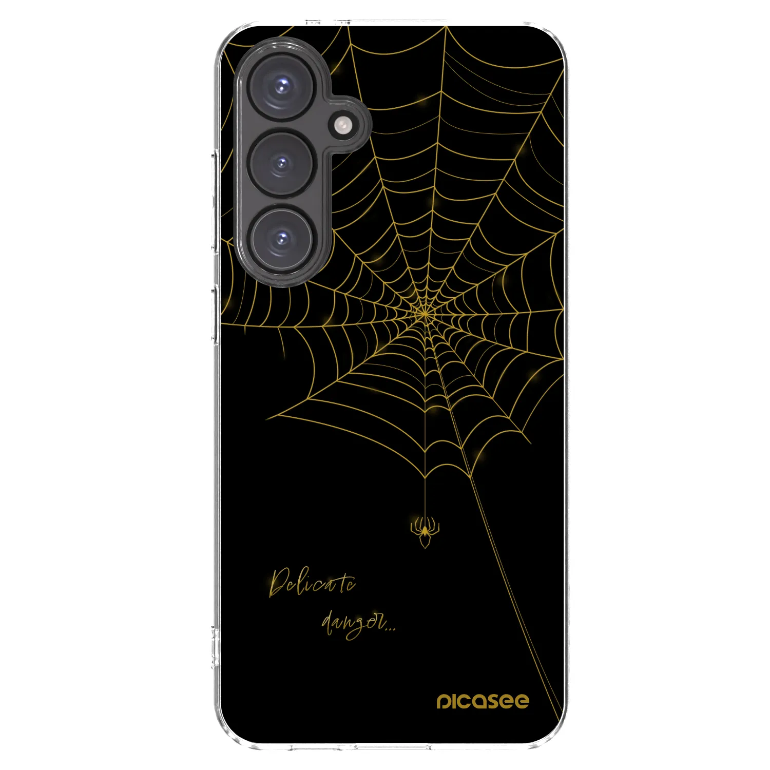 Picasee silikonska prozirna maskica za Samsung Galaxy S24 FE S721B - Delicate danger