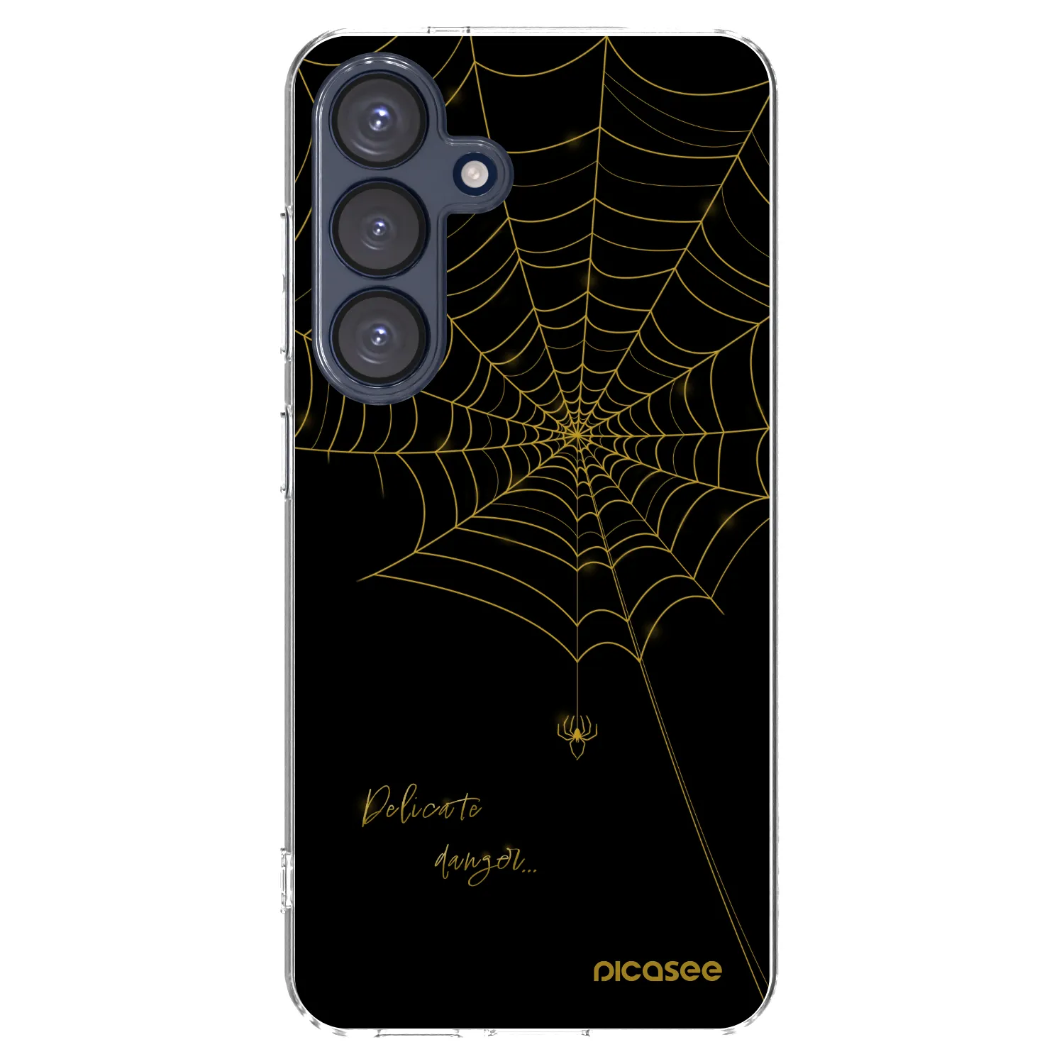 Picasee silikonska prozirna maskica za Samsung Galaxy S25 5G - Delicate danger