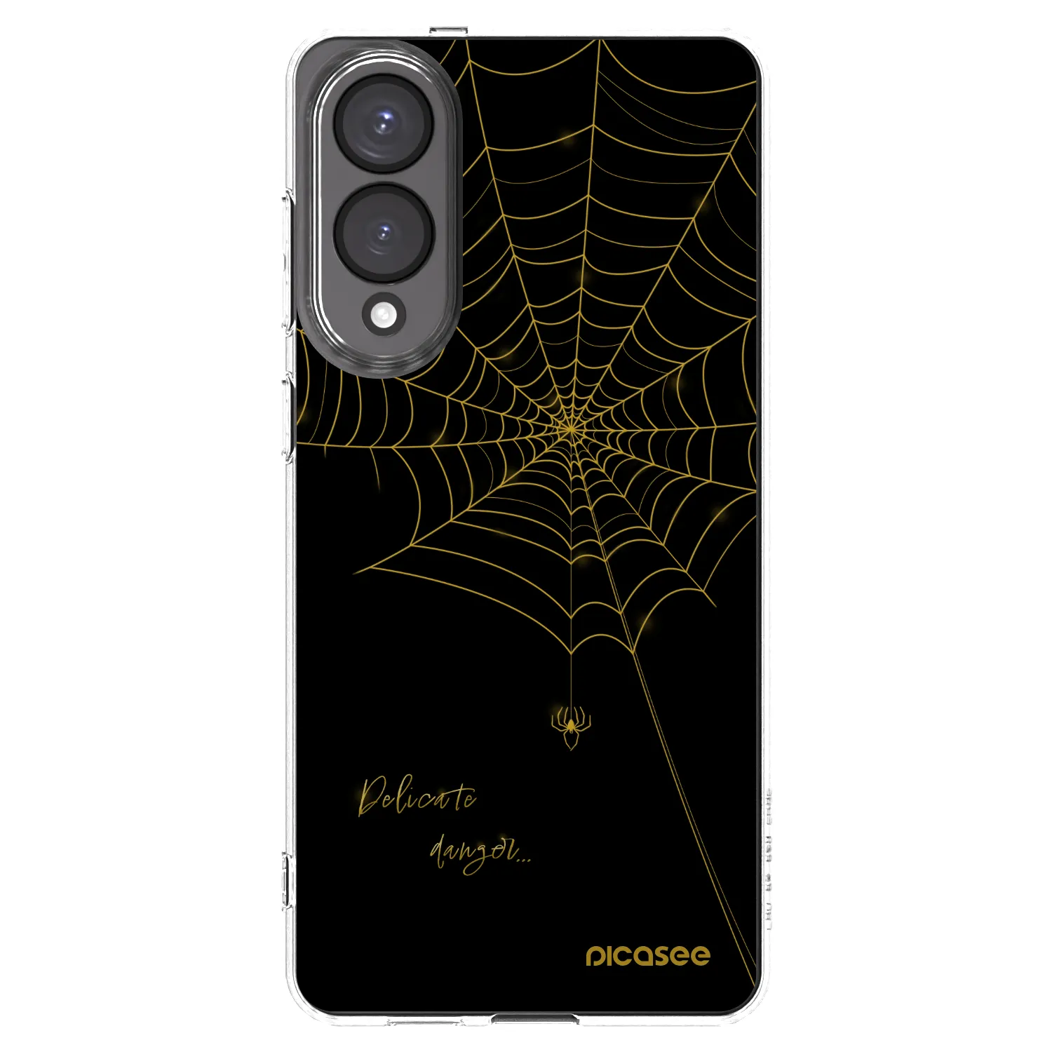 Picasee silikonska prozirna maskica za Samsung Galaxy S25 Edge 5G - Delicate danger