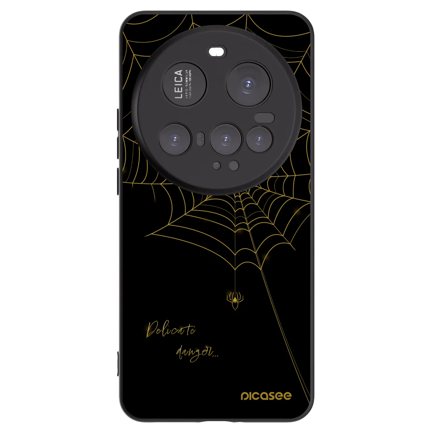 Picasee crna silikonska maskica za Xiaomi 15 Ultra - Delicate danger