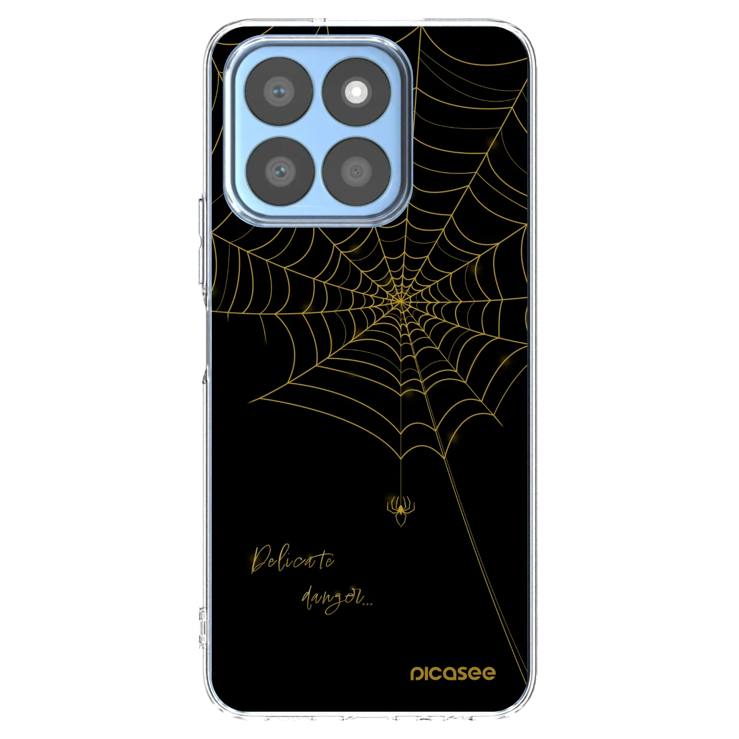 Picasee silikonska prozirna maskica za Honor X8c - Delicate danger