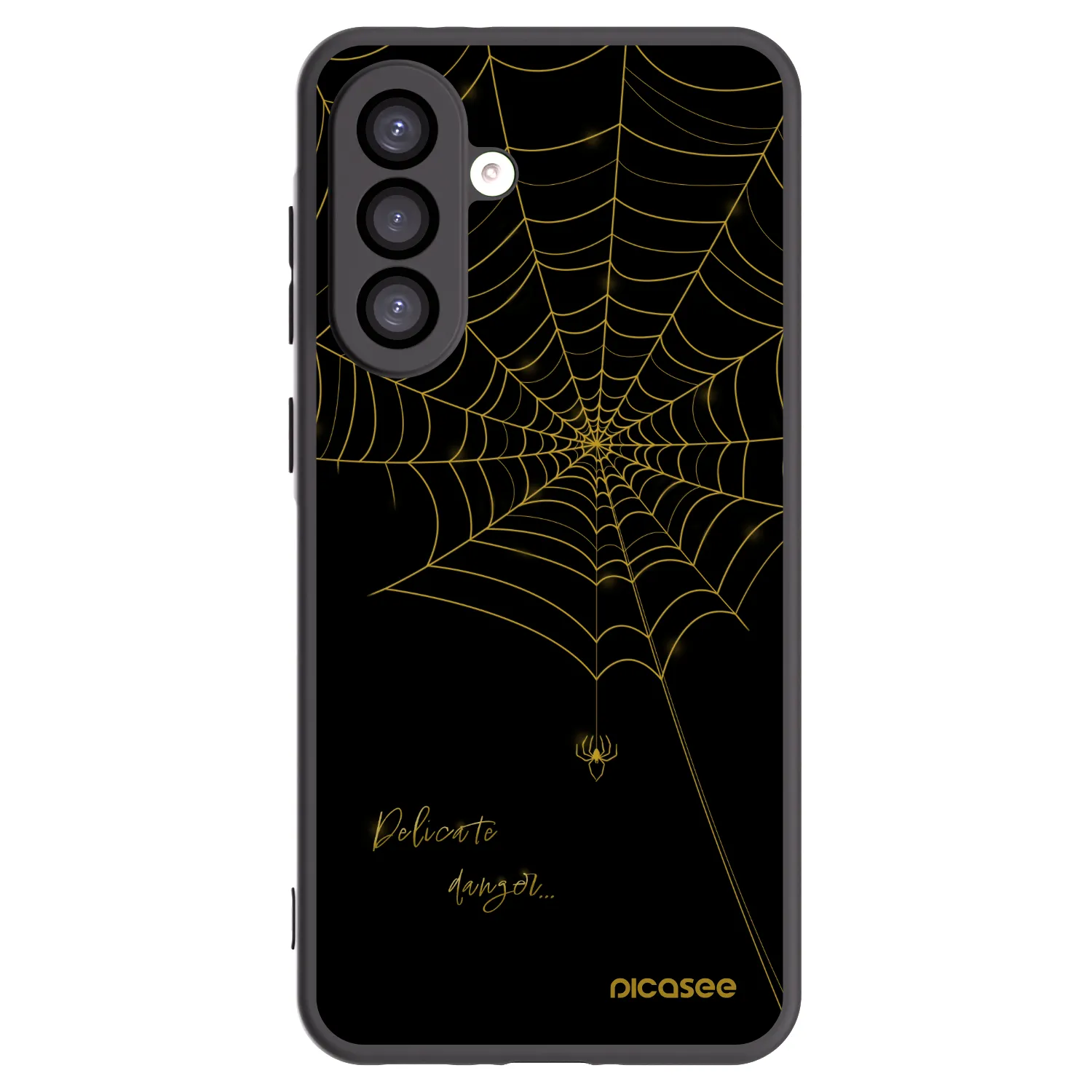 Picasee crna silikonska maskica za Samsung Galaxy A26 5G A266B - Delicate danger