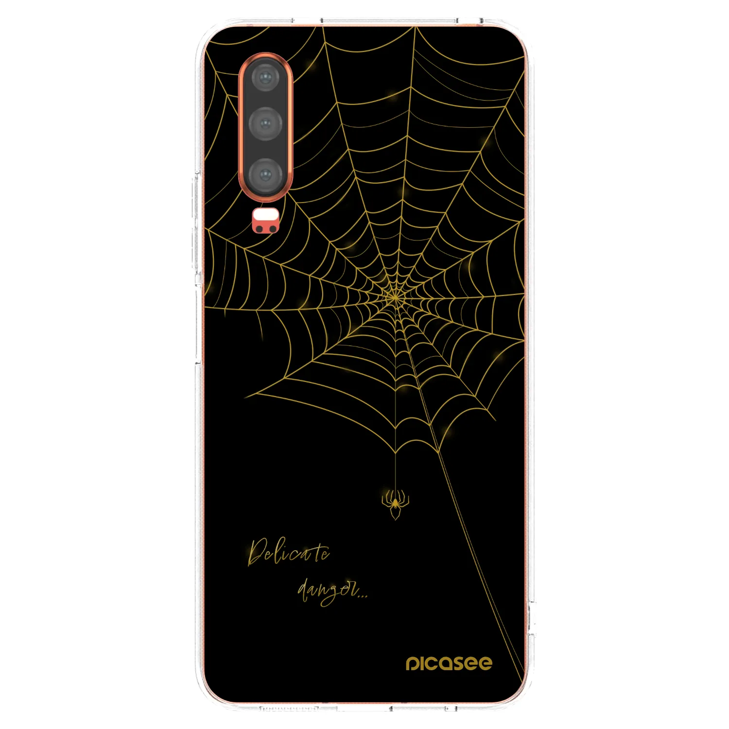 Picasee silikonska prozirna maskica za Huawei P30 - Delicate danger