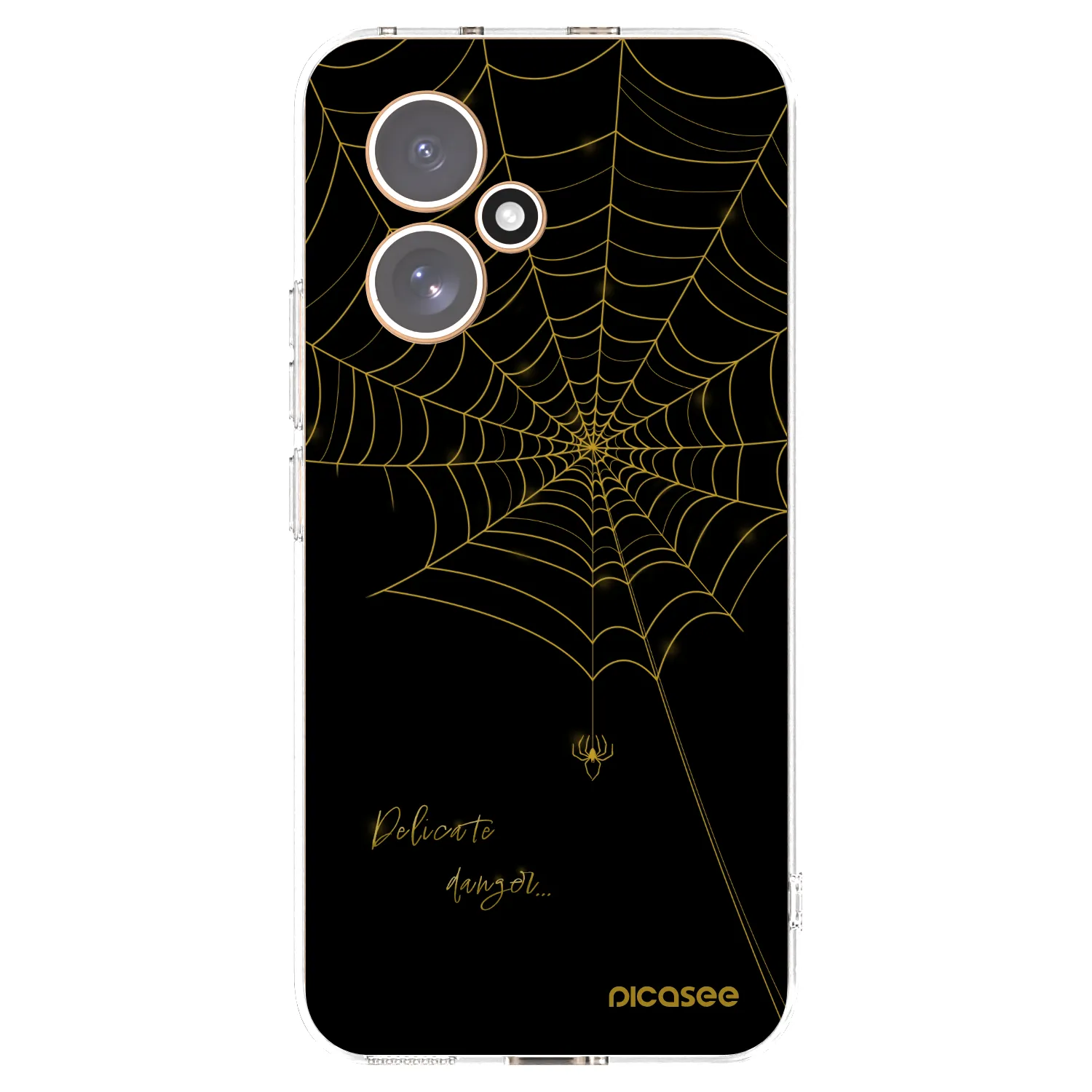 Picasee silikonska prozirna maskica za Honor 400 5G - Delicate danger