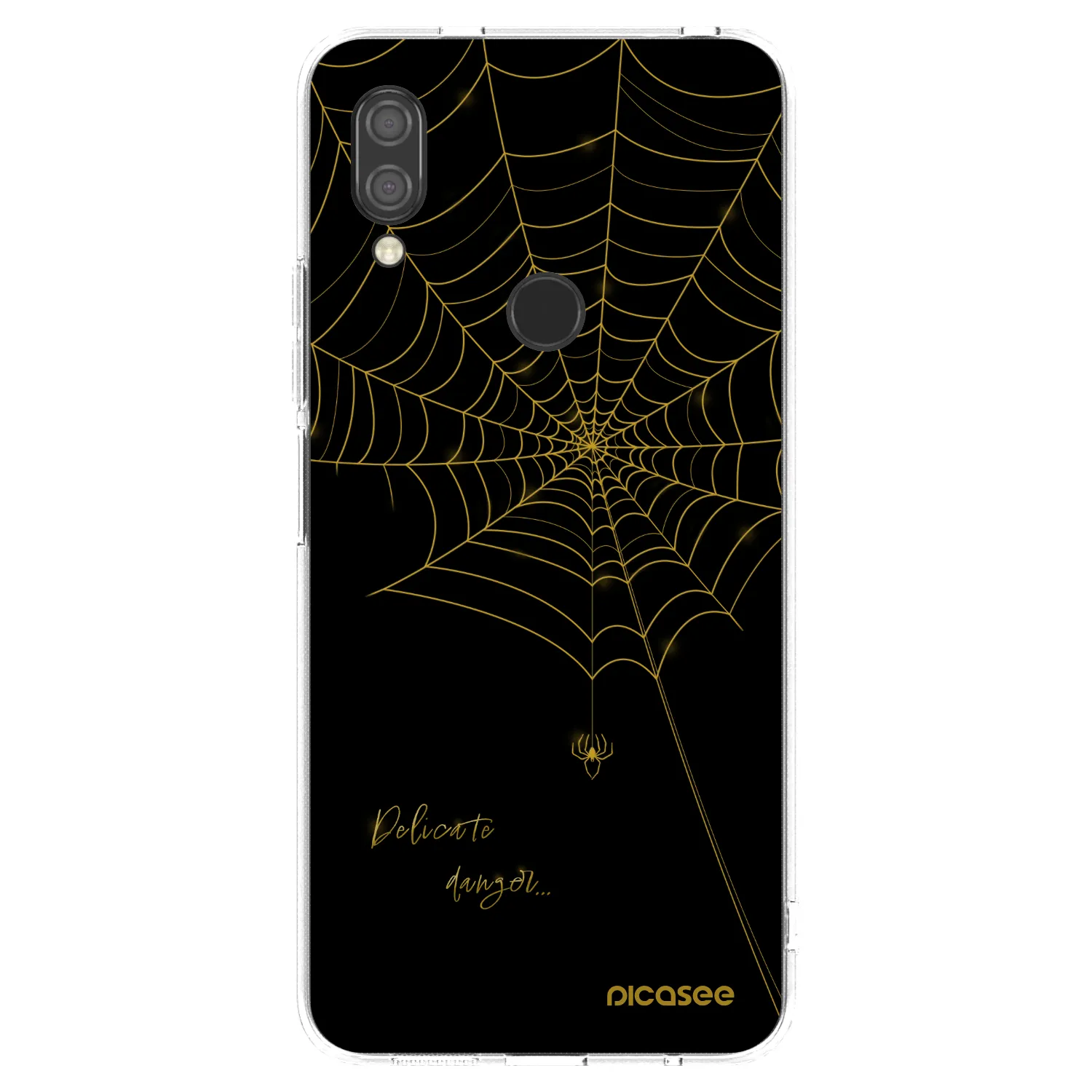 Picasee silikonska prozirna maskica za Xiaomi Redmi 7 - Delicate danger