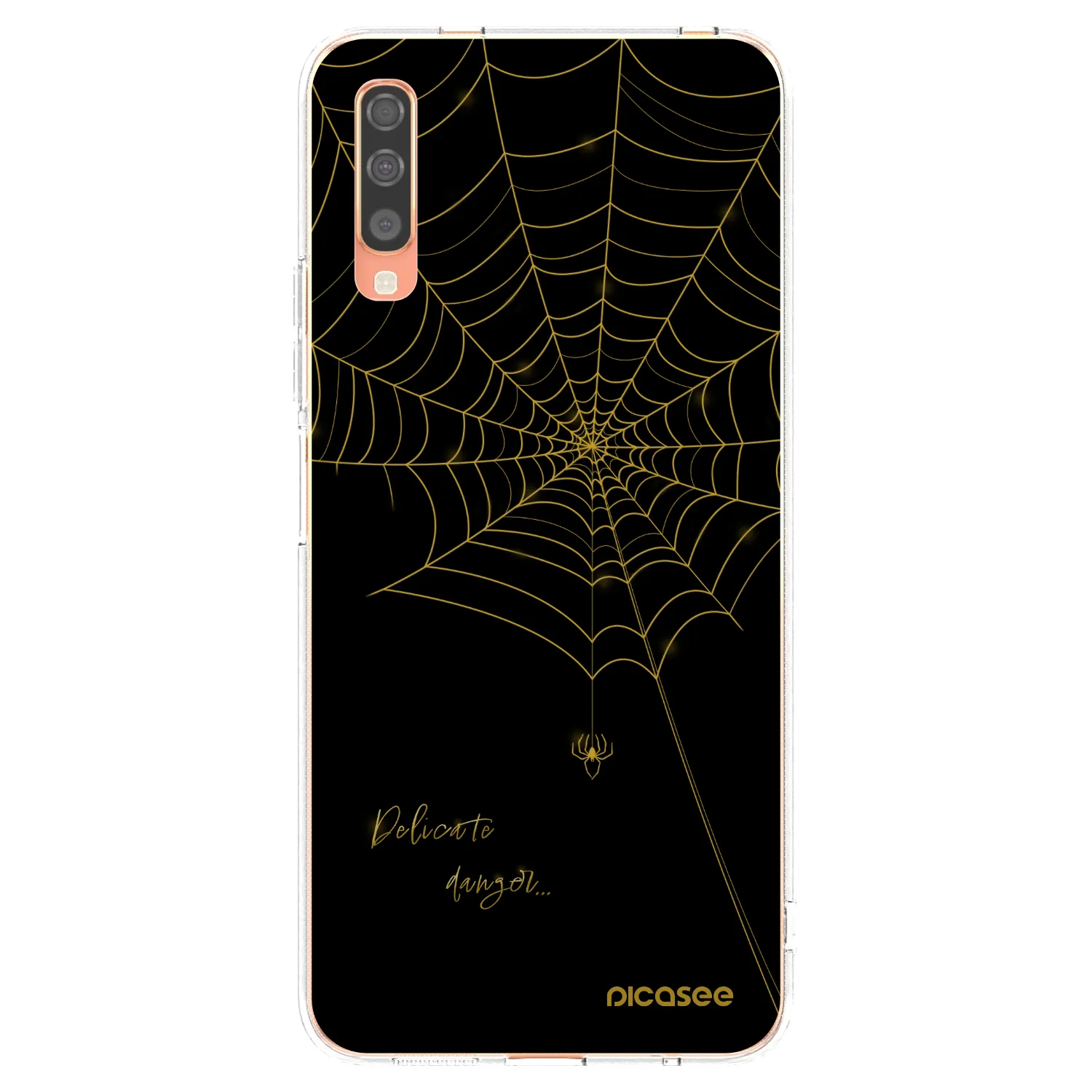 Picasee silikonska prozirna maskica za Samsung Galaxy A70 A705F - Delicate danger