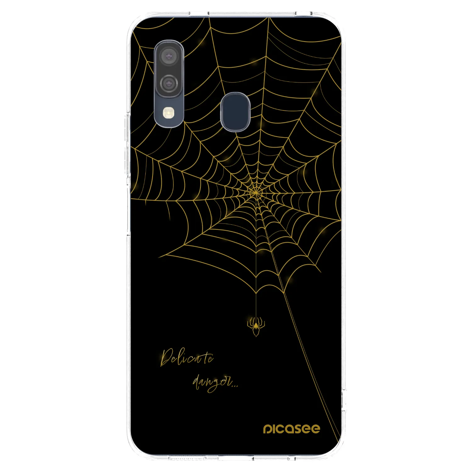 Picasee silikonska prozirna maskica za Samsung Galaxy A40 A405F - Delicate danger