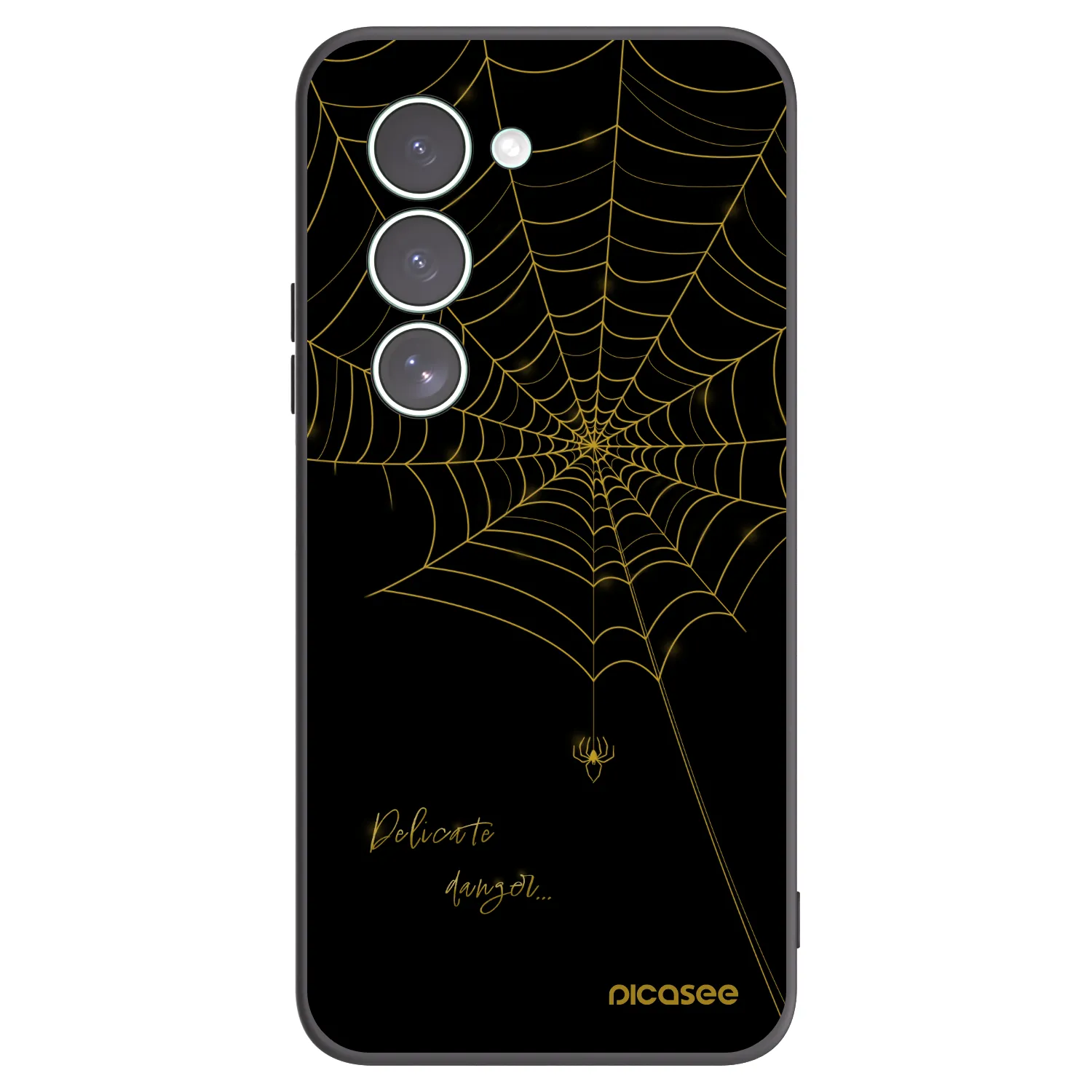 Picasee crna silikonska maskica za Xiaomi Redmi 15 5G - Delicate danger