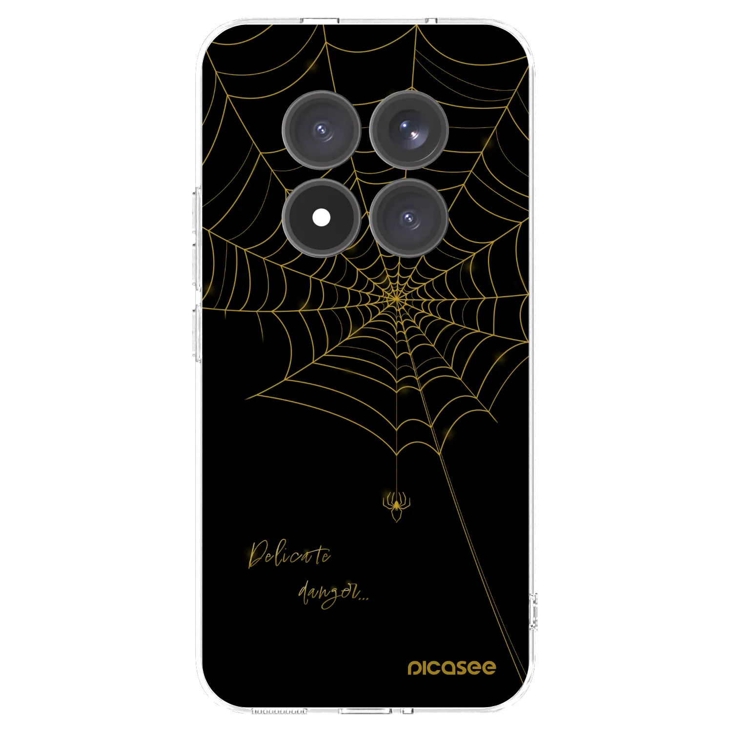Picasee silikonska prozirna maskica za Xiaomi Redmi Note 15 Pro+ - Delicate danger