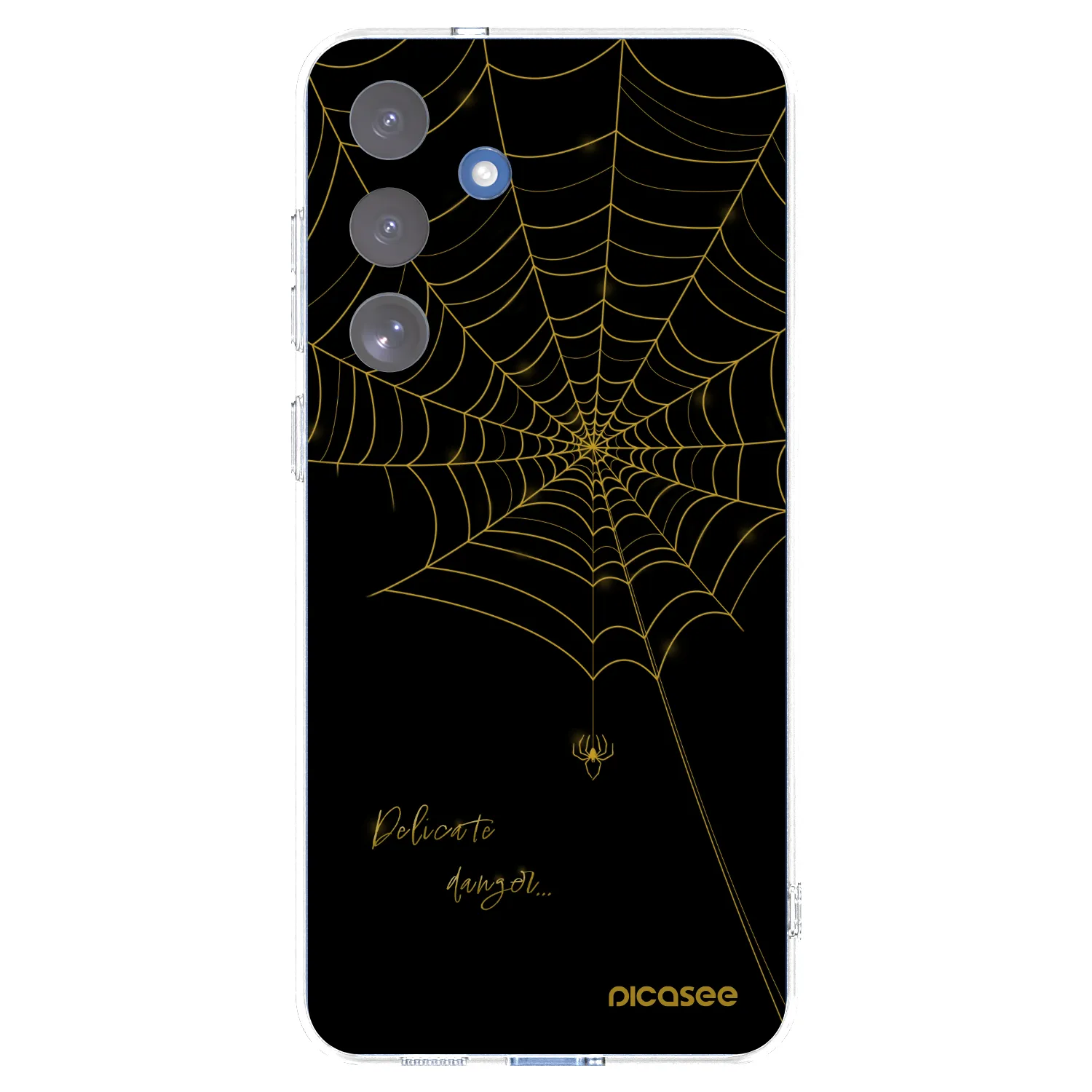 Picasee silikonska prozirna maskica za Samsung Galaxy S25 FE 5G - Delicate danger