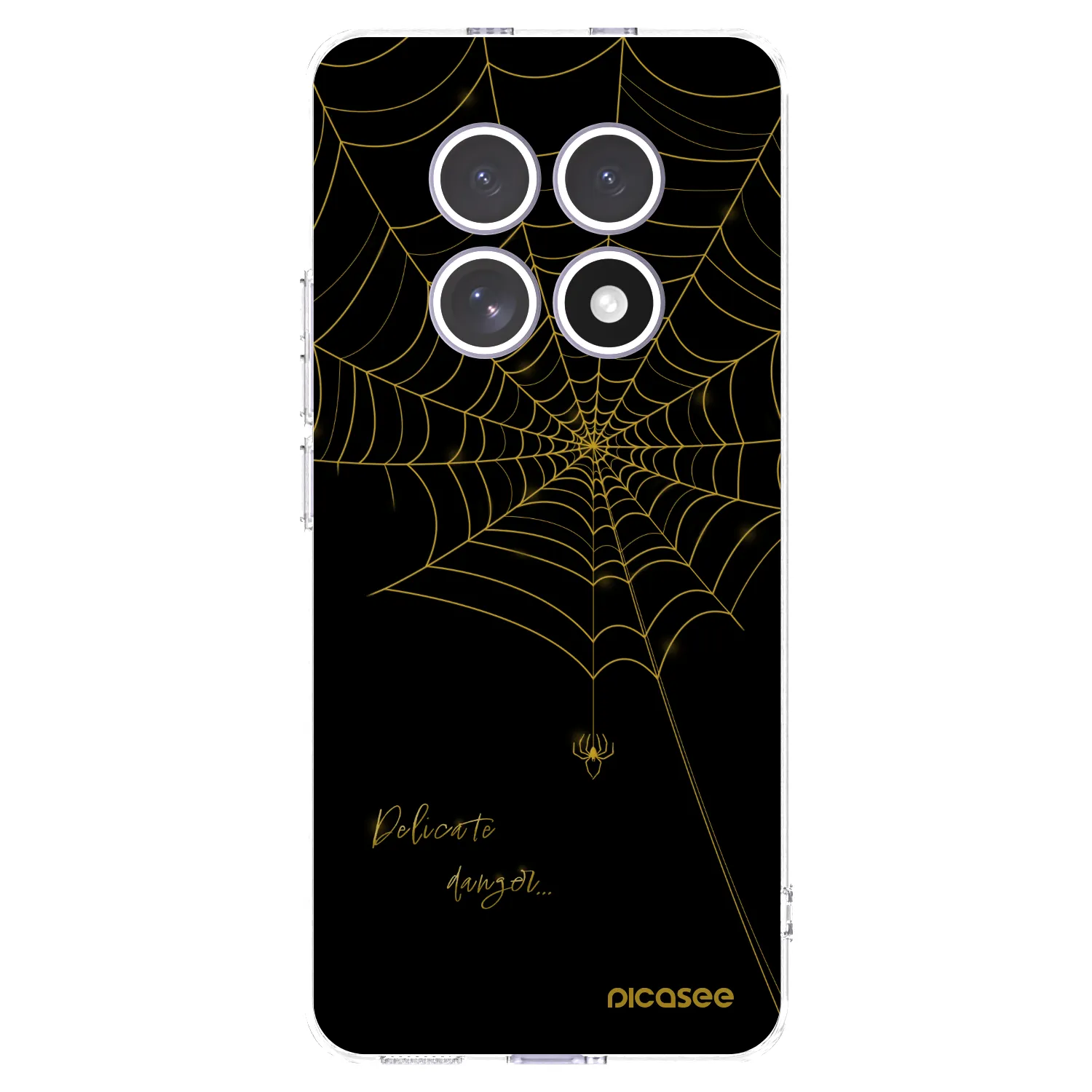 Picasee silikonska prozirna maskica za Xiaomi Redmi Note 15 4G - Delicate danger