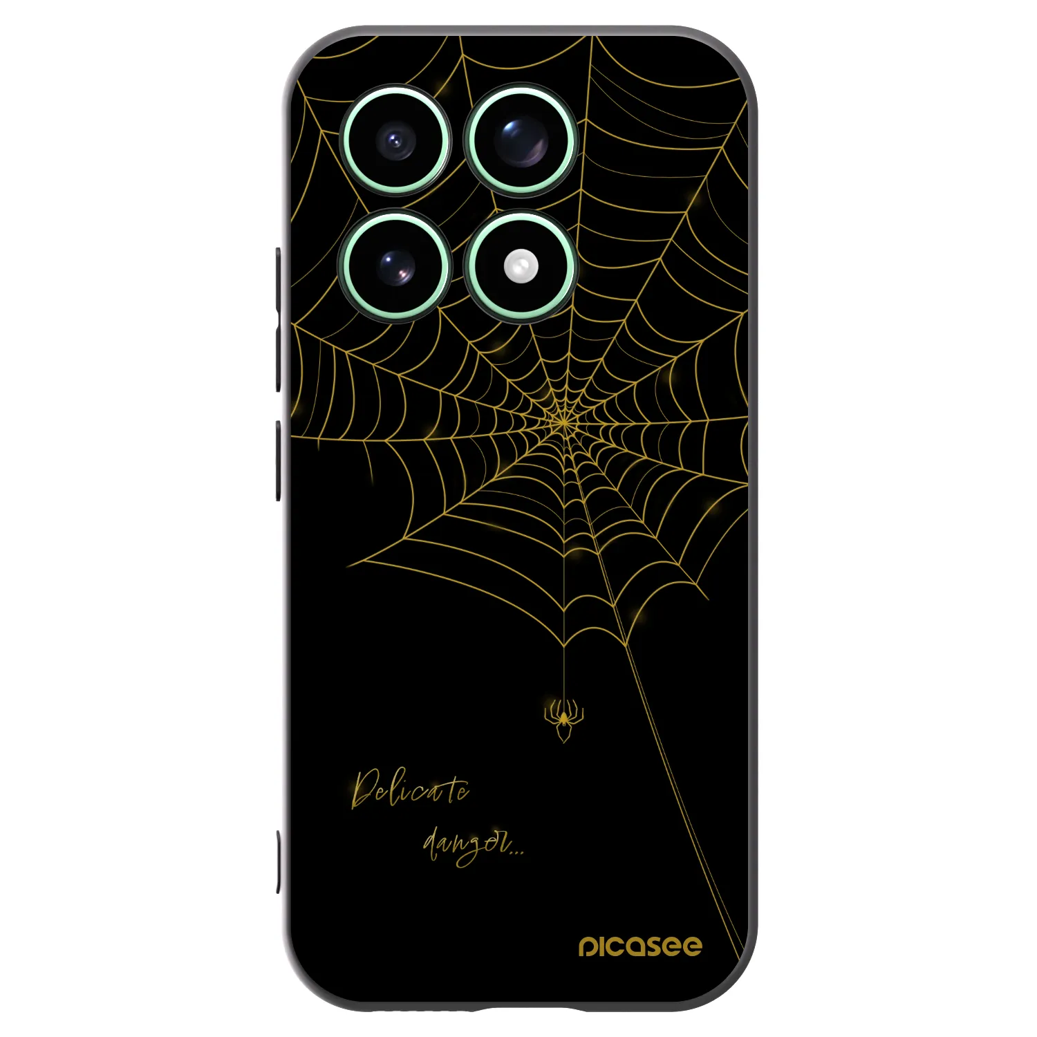 Picasee crna silikonska maskica za Xiaomi 17 - Delicate danger