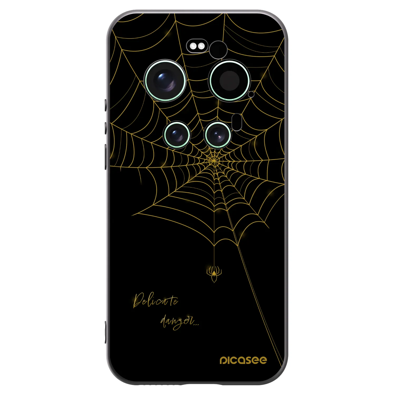 Picasee crna silikonska maskica za Xiaomi 17 Ultra - Delicate danger