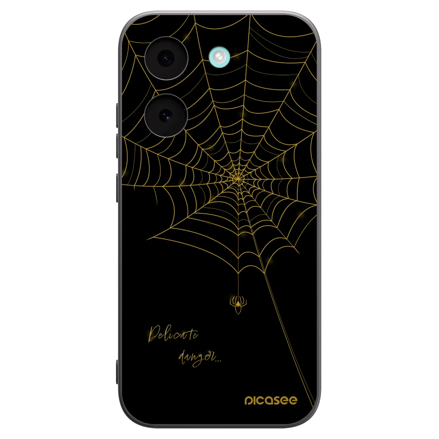 Picasee crna silikonska maskica za Xiaomi Poco X8 Pro - Delicate danger