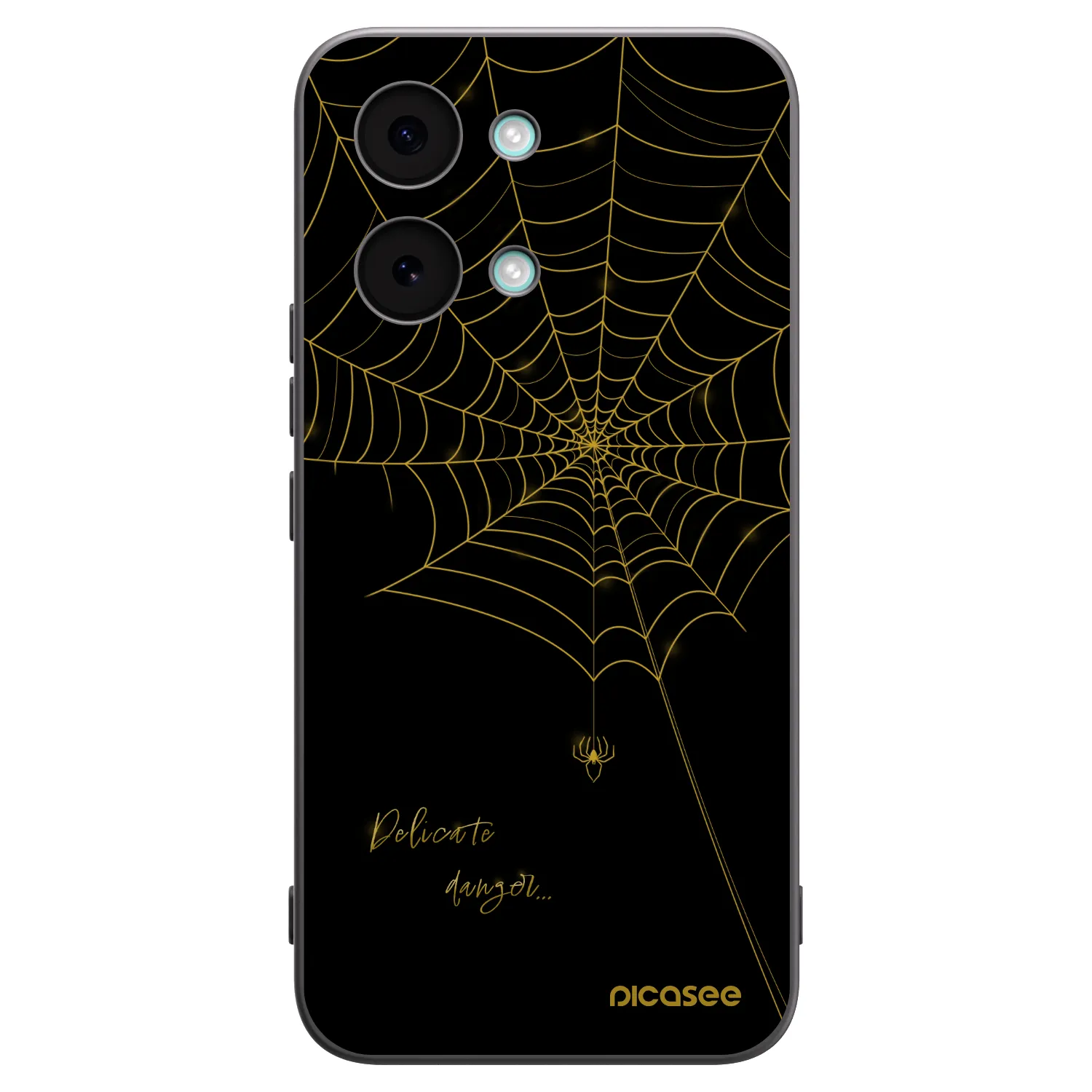 Picasee crna silikonska maskica za Xiaomi Poco X8 Pro Max - Delicate danger