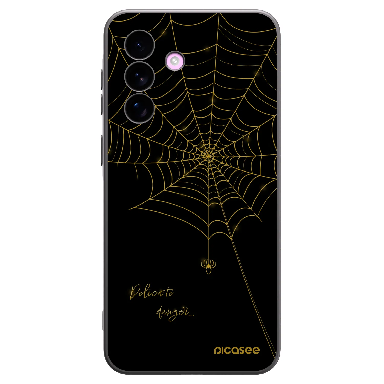 Picasee crna silikonska maskica za Samsung Galaxy A57 5G - Delicate danger