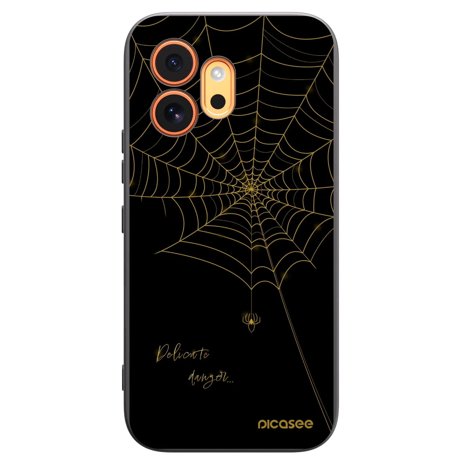 Picasee crna silikonska maskica za Honor 600 - Delicate danger