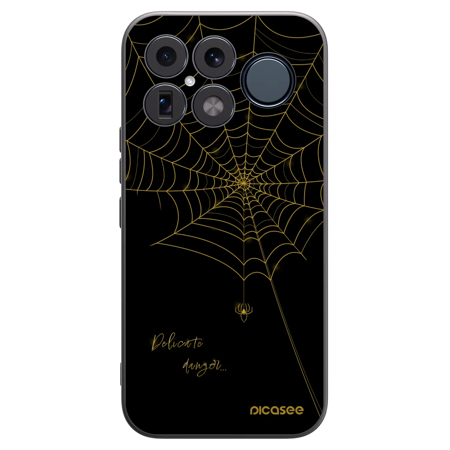 Picasee crna silikonska maskica za Xiaomi Poco F8 Ultra - Delicate danger