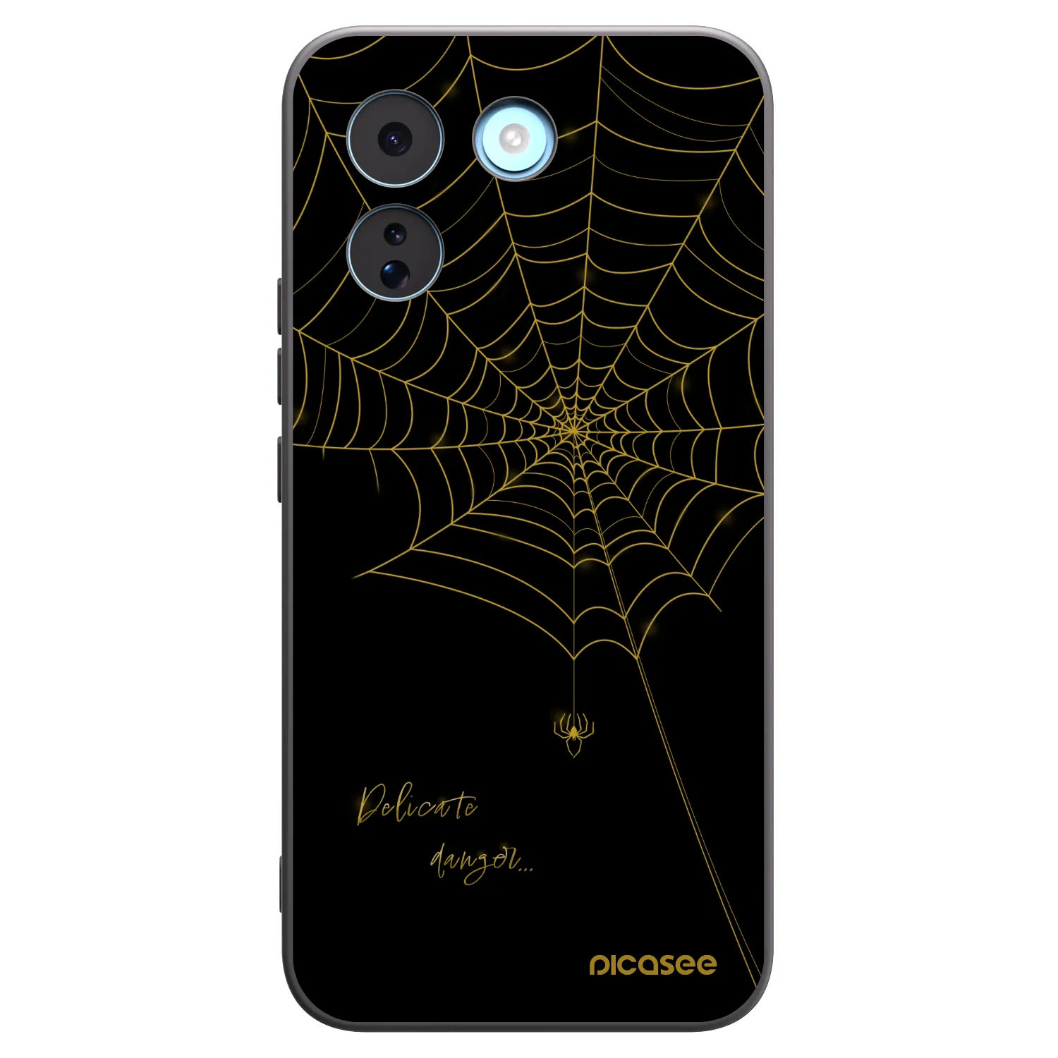 Picasee crna silikonska maskica za Xiaomi Redmi Note 17 Pro MAX 5G - Delicate danger