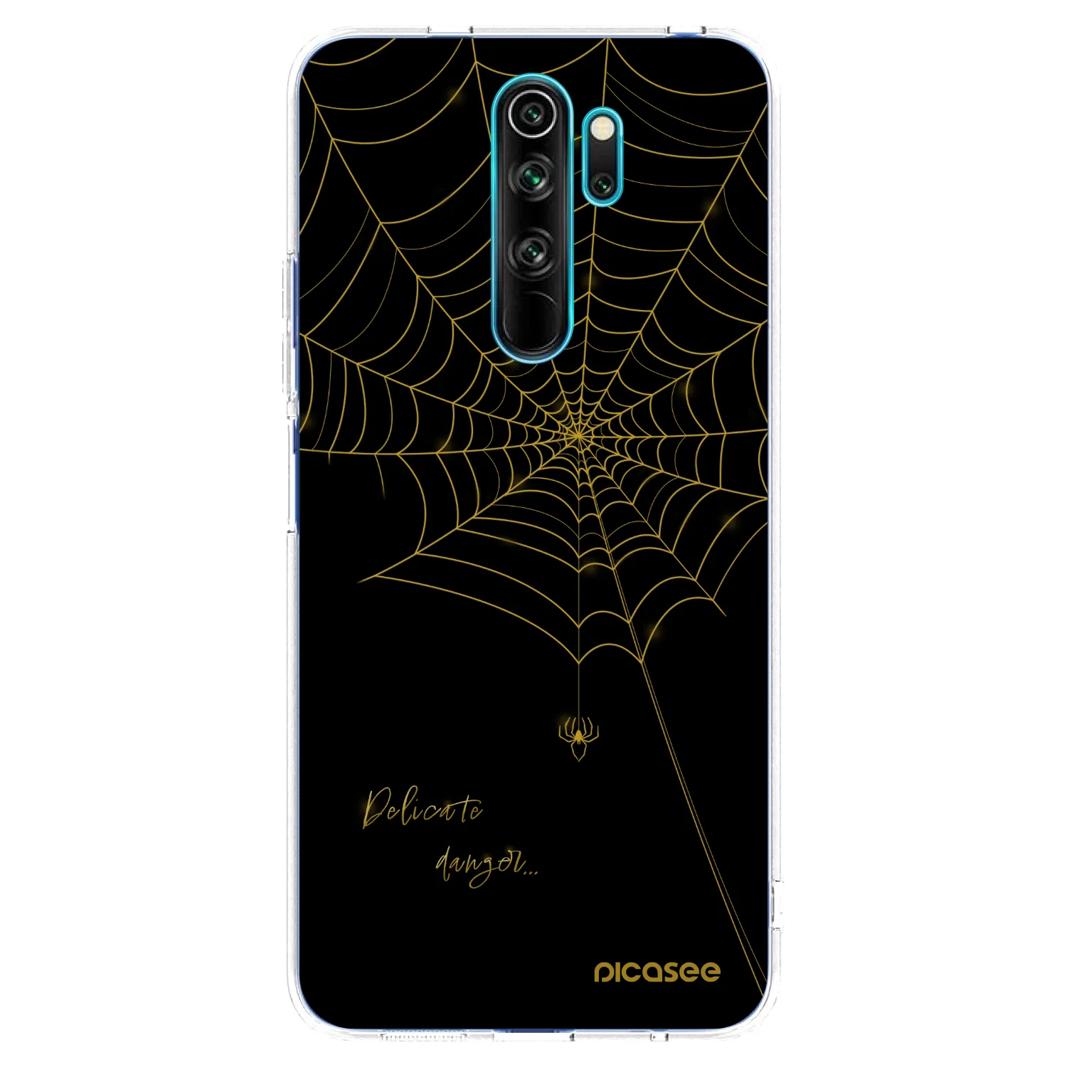 Picasee silikonska prozirna maskica za Xiaomi Redmi Note 8 Pro - Delicate danger