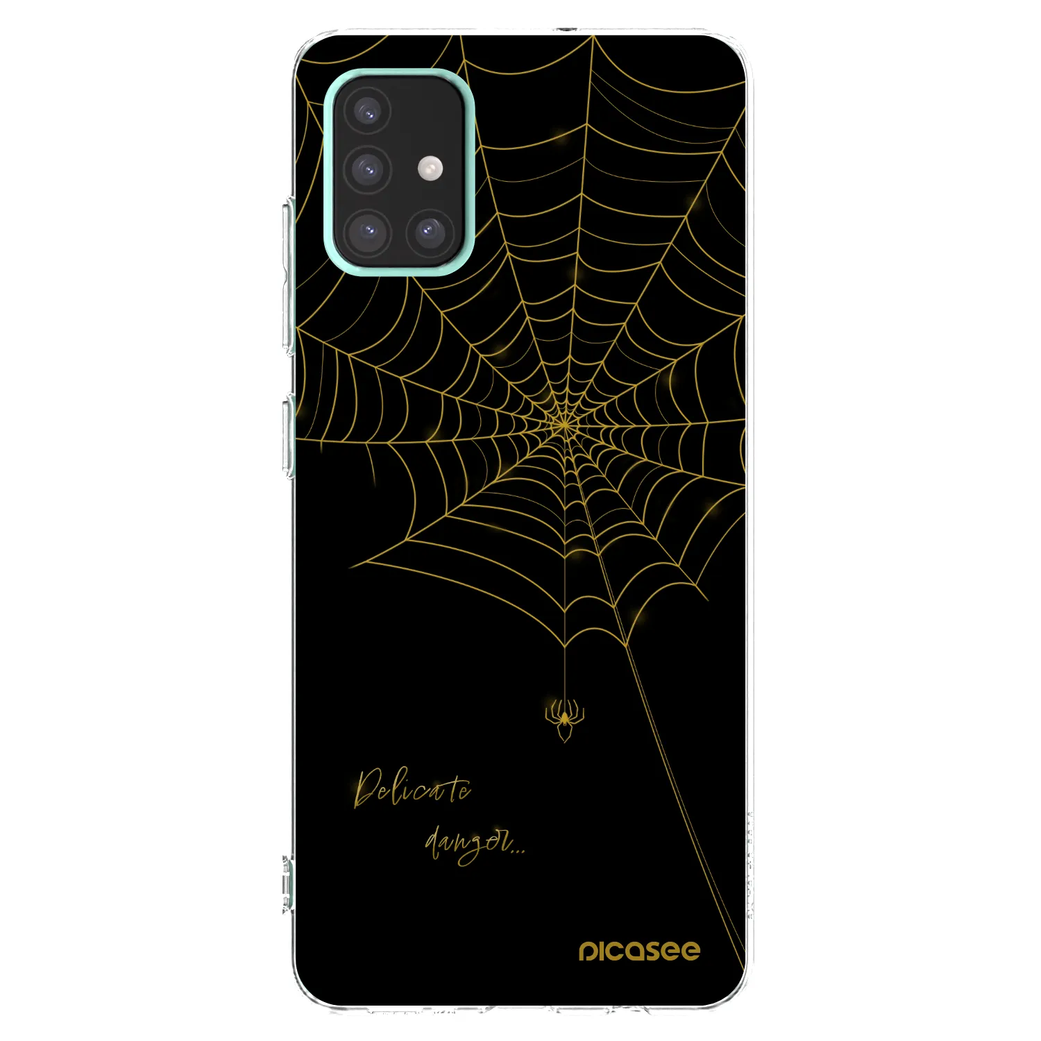 Picasee silikonska prozirna maskica za Samsung Galaxy A51 A515F - Delicate danger
