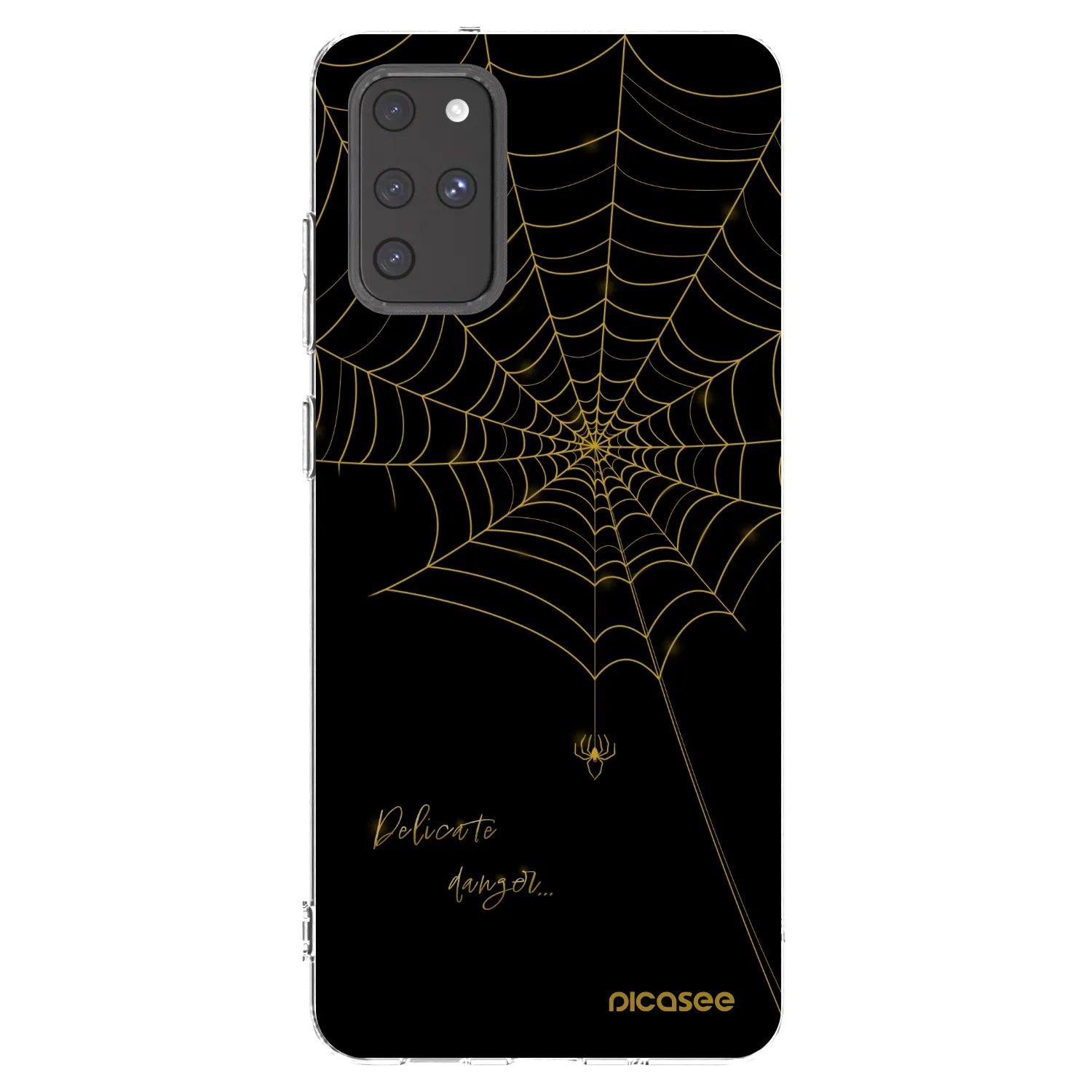 Picasee silikonska prozirna maskica za Samsung Galaxy S20+ G985F - Delicate danger