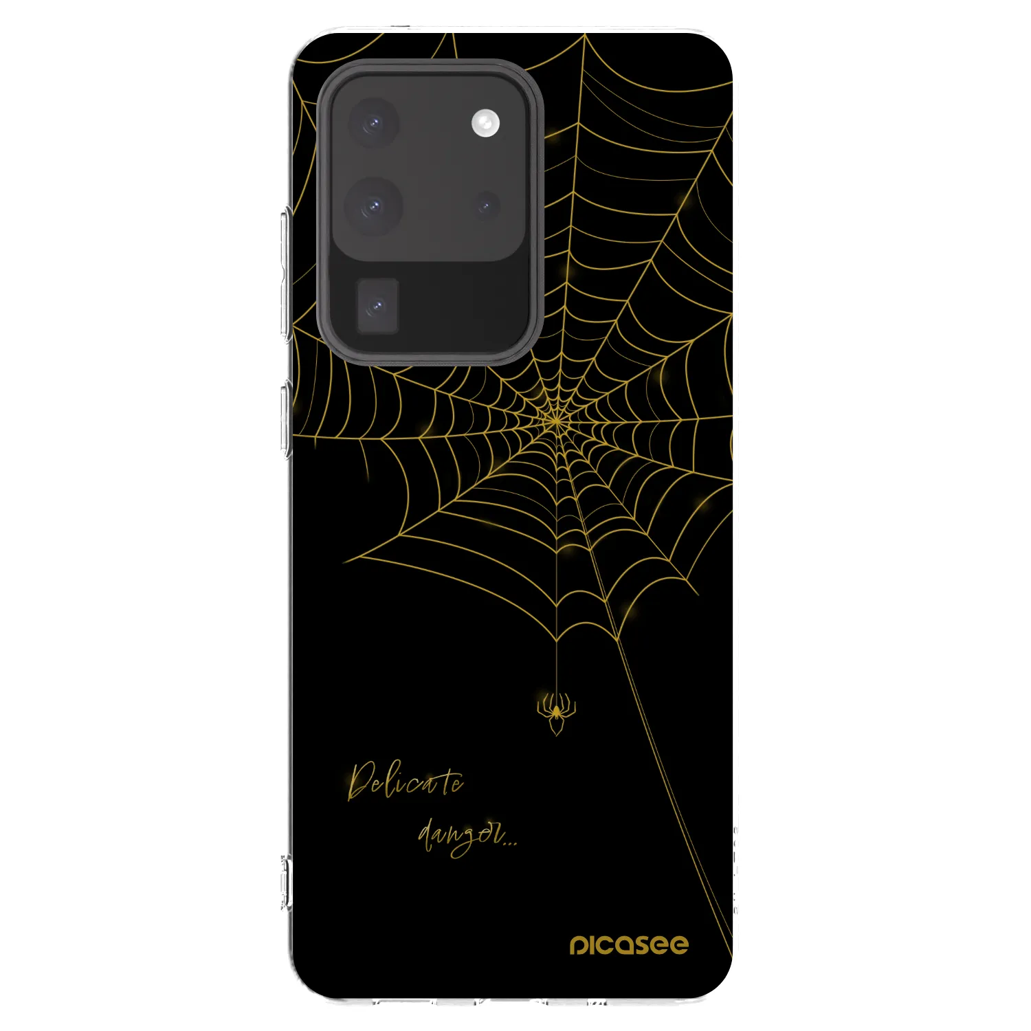 Picasee silikonska prozirna maskica za Samsung Galaxy S20 Ultra 5G G988F - Delicate danger