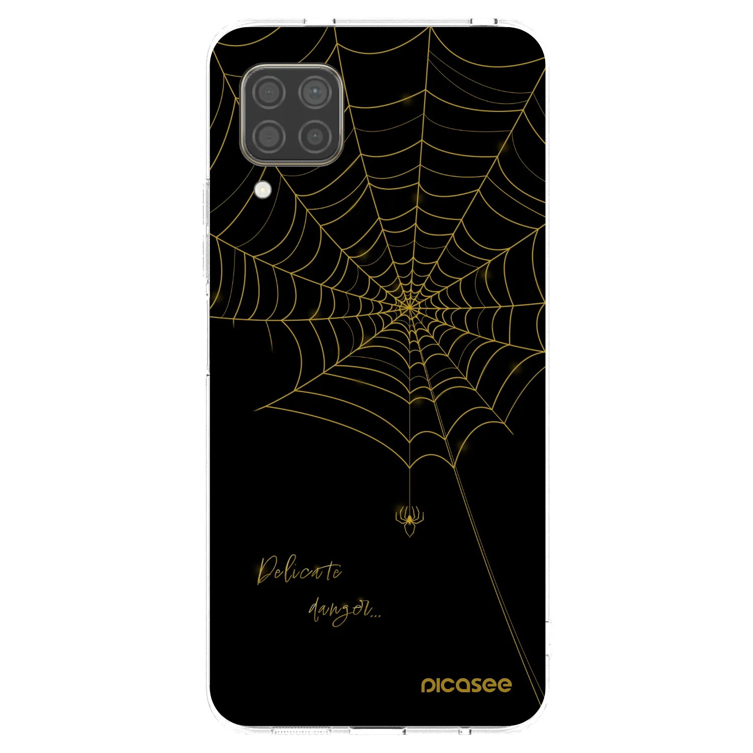 Picasee silikonska prozirna maskica za Huawei P40 Lite - Delicate danger