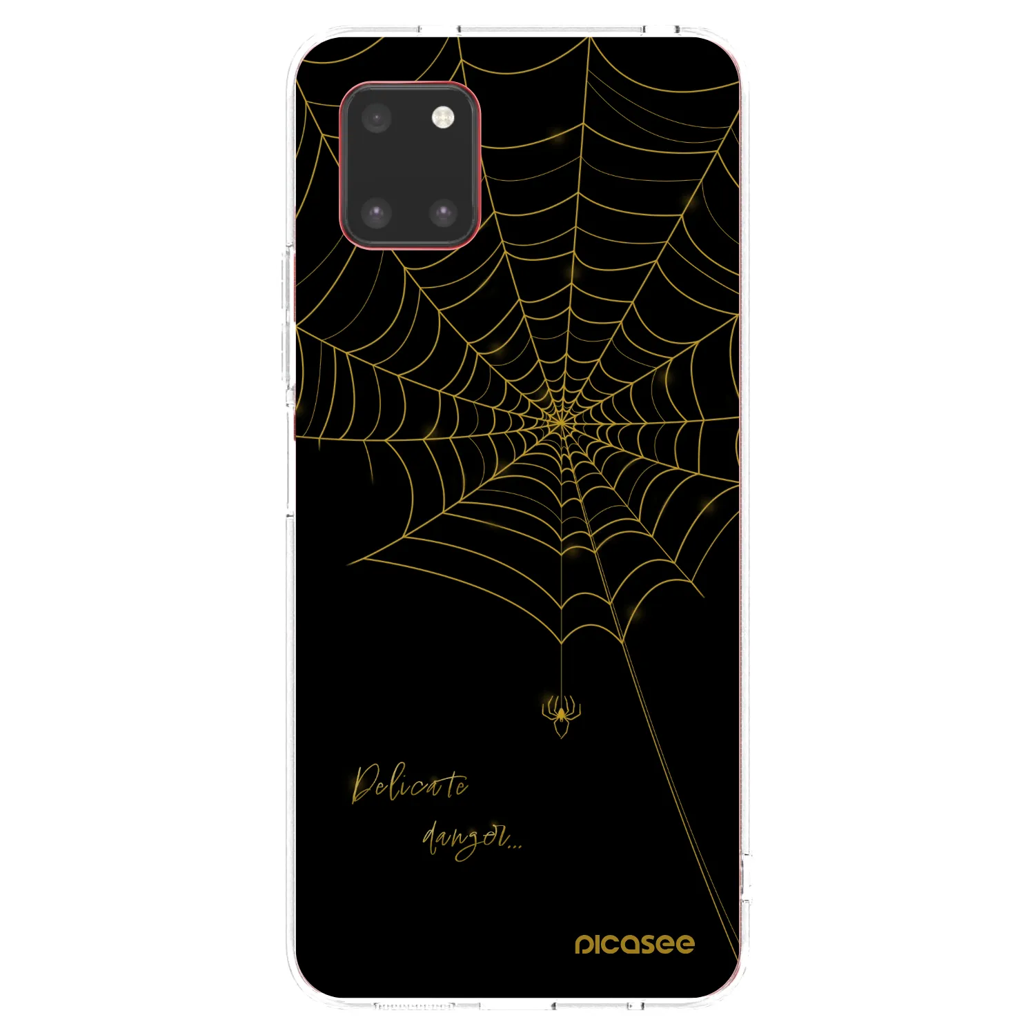 Picasee silikonska prozirna maskica za Samsung Galaxy Note 10 Lite N770F - Delicate danger