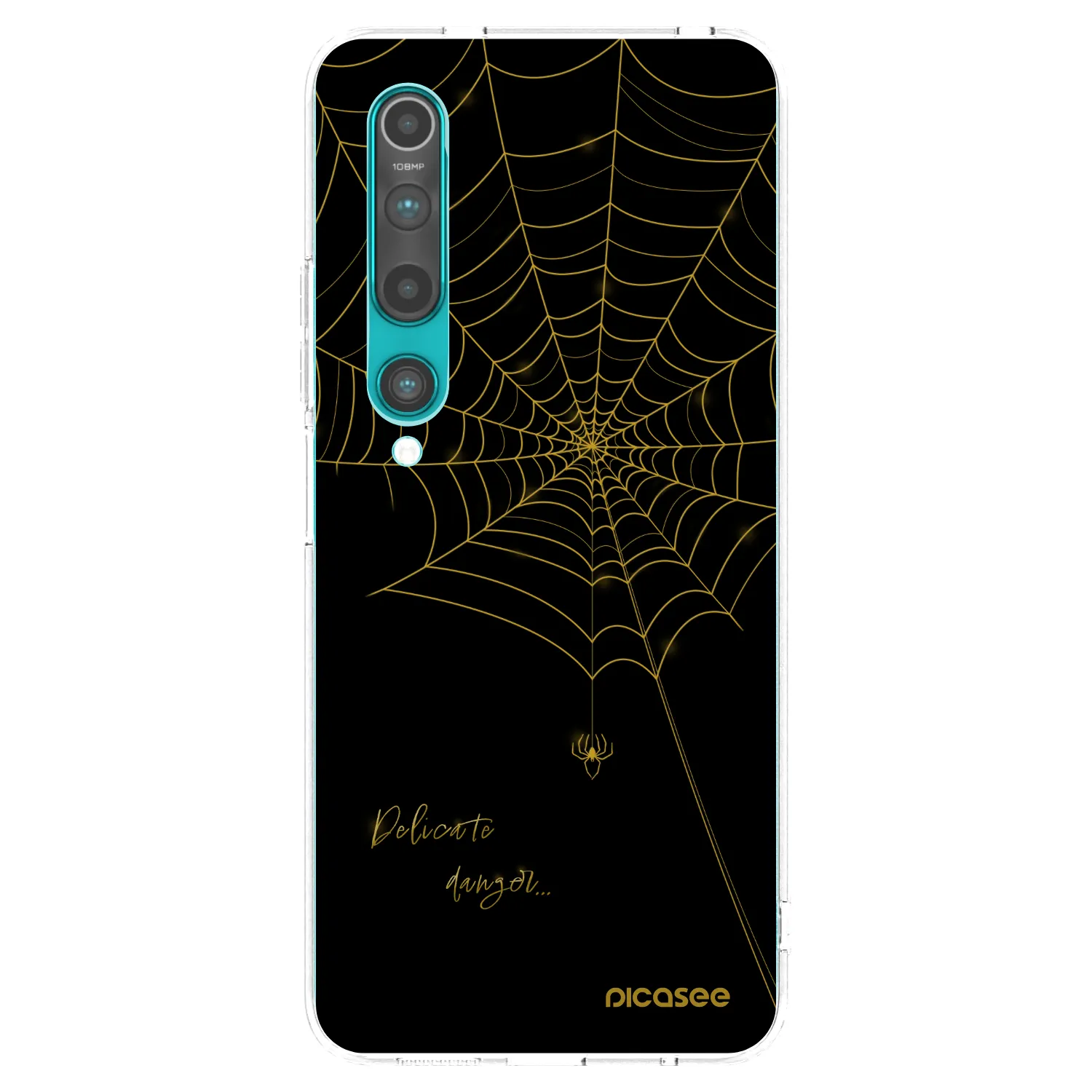 Picasee silikonska prozirna maskica za Xiaomi Mi 10 - Delicate danger