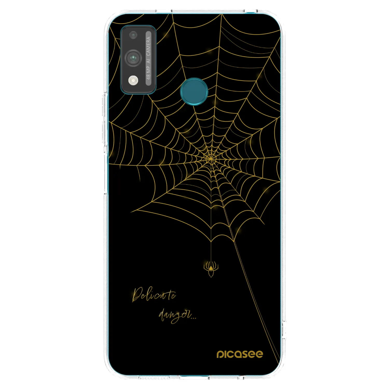 Picasee silikonska prozirna maskica za Honor 9X Lite - Delicate danger