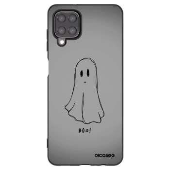 Picasee crna silikonska maskica za Samsung Galaxy A12 A125F - Ghost