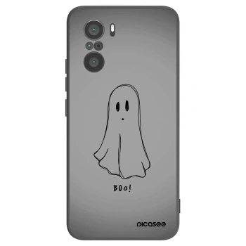 Picasee crna silikonska maskica za Xiaomi Poco F3 - Ghost