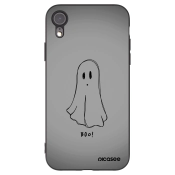 Picasee crna silikonska maskica za Apple iPhone XR - Ghost