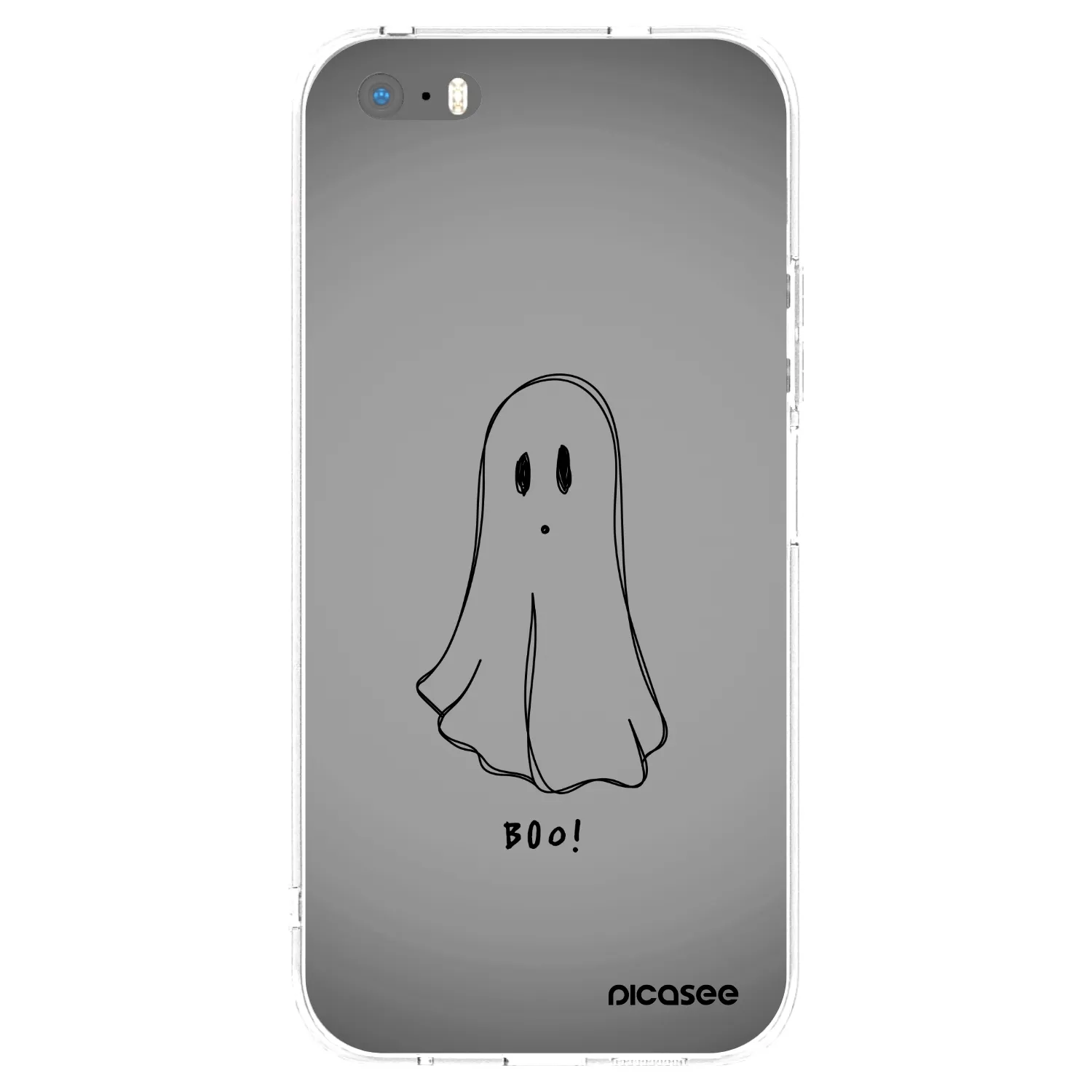 Picasee silikonska prozirna maskica za Apple iPhone 5/5S/SE - Ghost