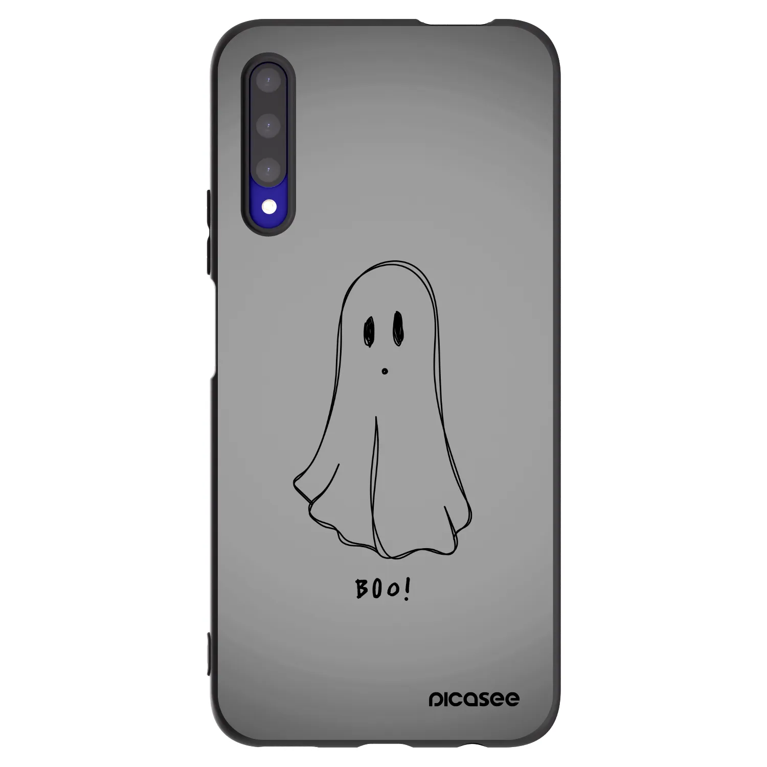 Picasee crna silikonska maskica za Honor 9X Pro - Ghost