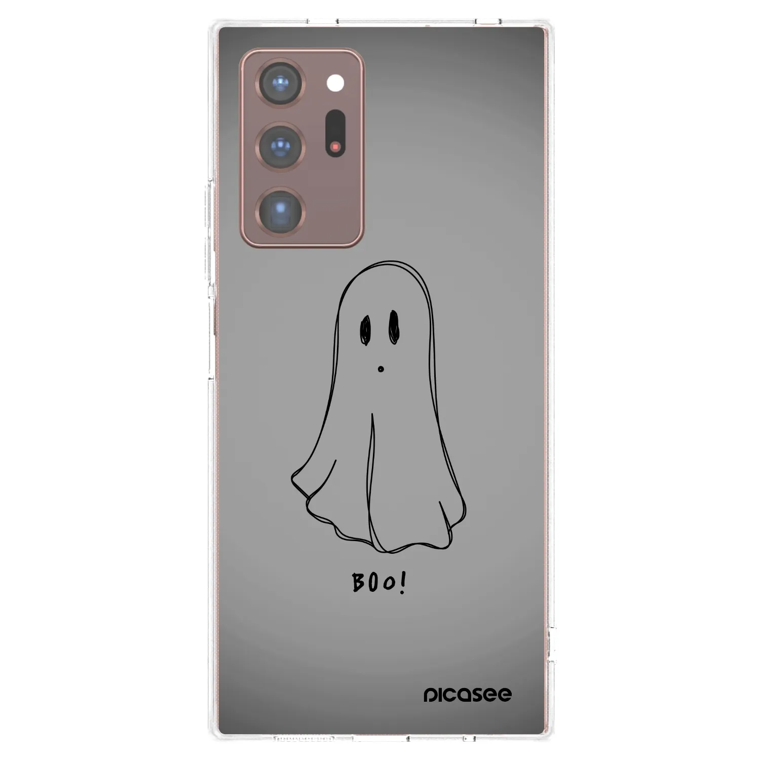 Picasee silikonska prozirna maskica za Samsung Galaxy Note 20 Ultra - Ghost