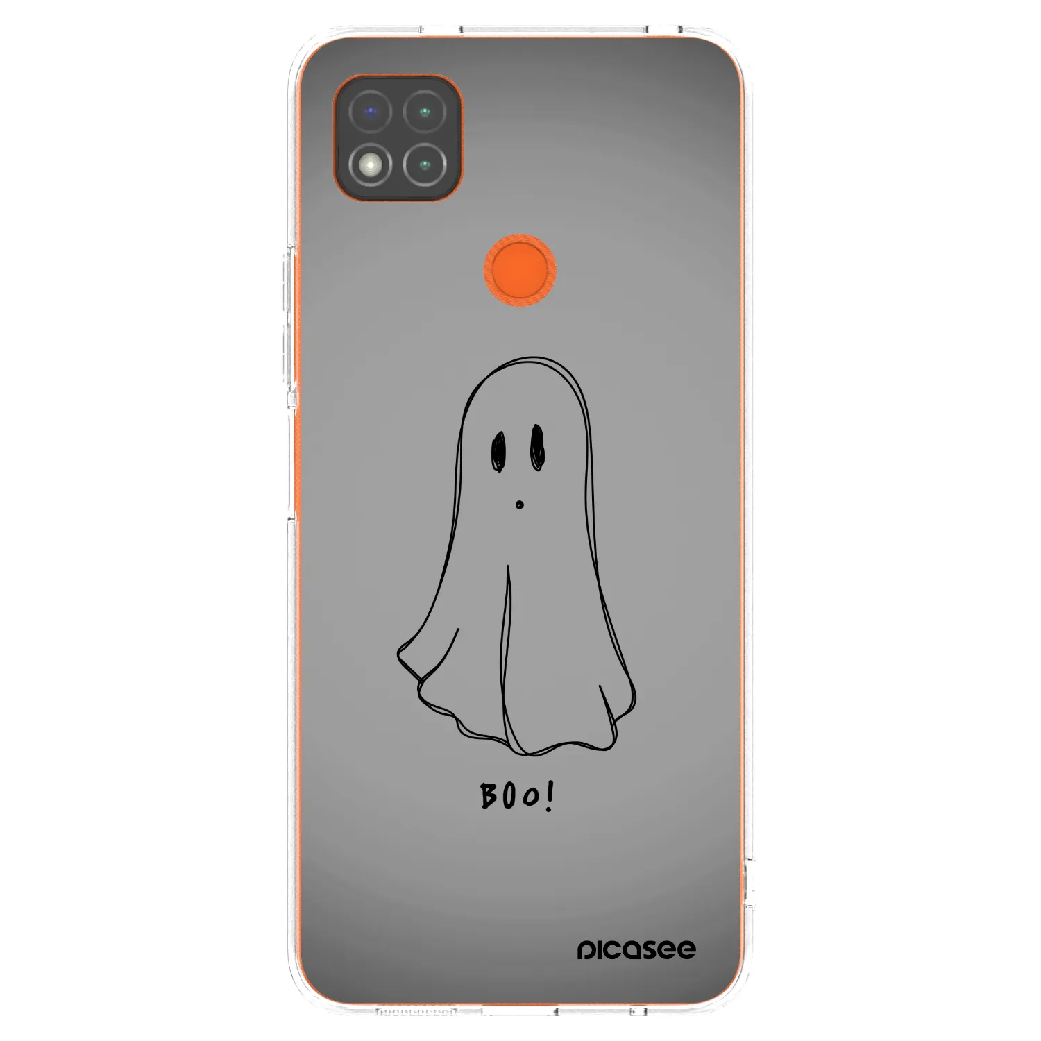 Picasee silikonska prozirna maskica za Xiaomi Redmi 9C - Ghost