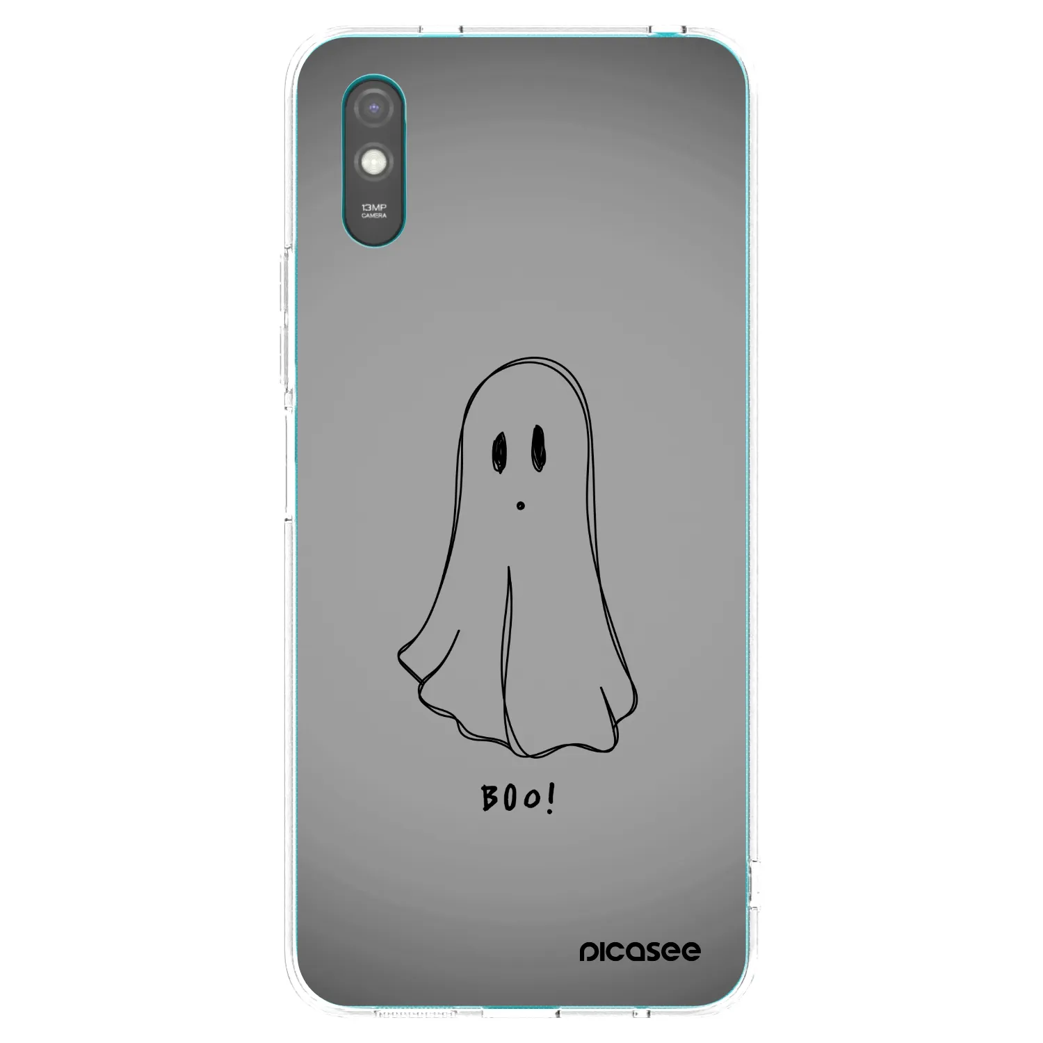 Picasee silikonska prozirna maskica za Xiaomi Redmi 9A - Ghost