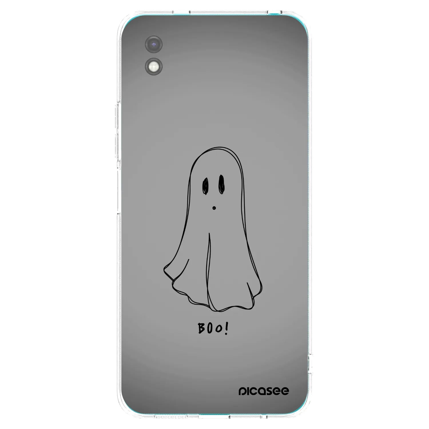 Picasee crna silikonska maskica za Xiaomi Redmi 9A - Ghost