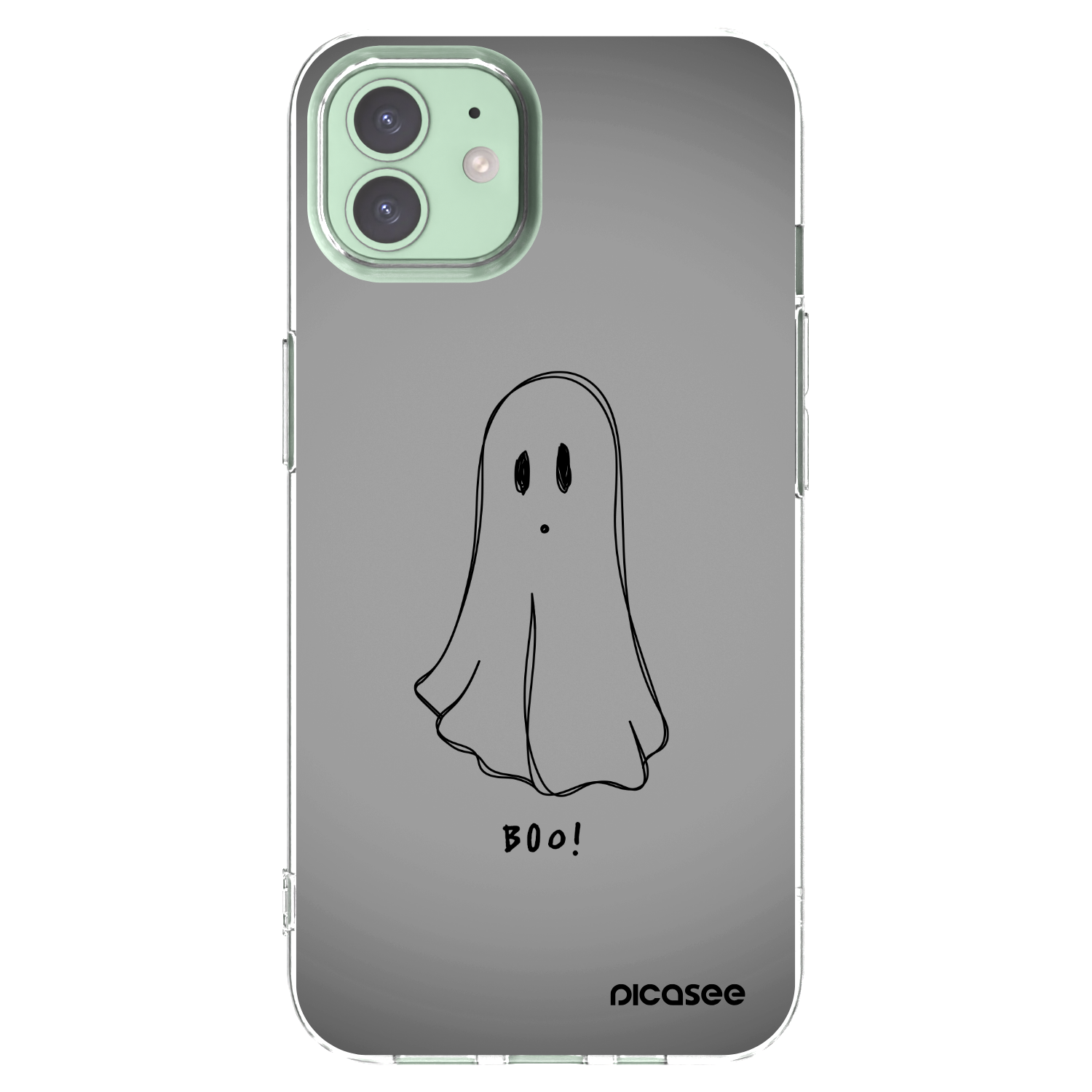 Picasee silikonska prozirna maskica za Apple iPhone 12 - Ghost
