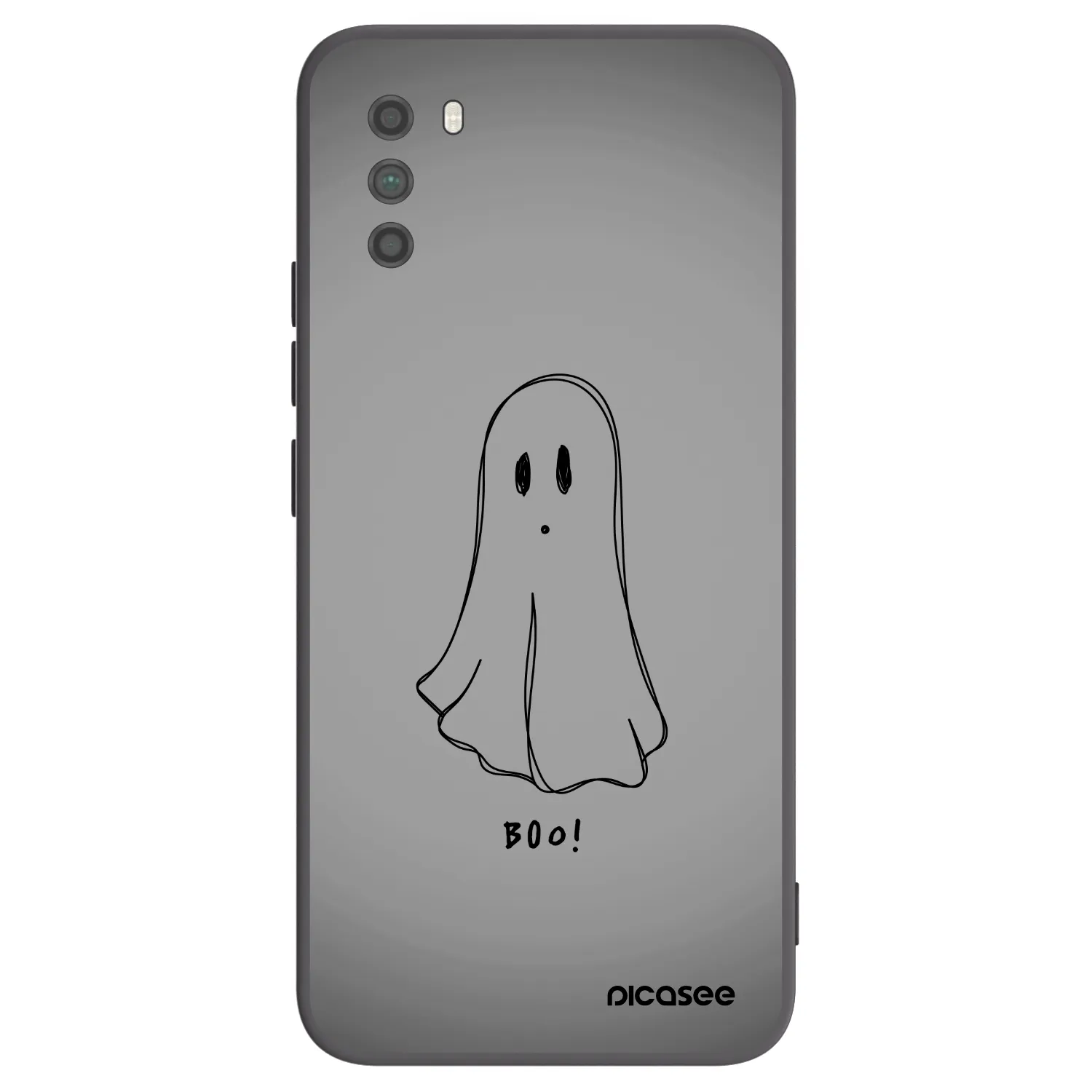 Picasee crna silikonska maskica za Xiaomi Poco M3 - Ghost