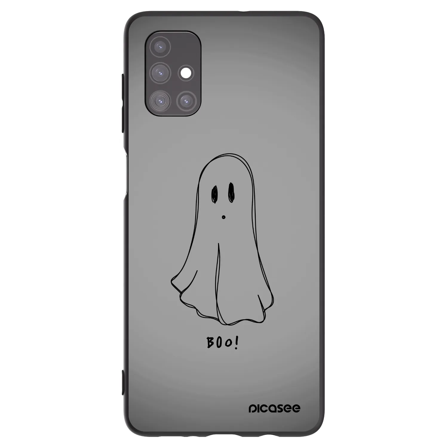Picasee crna silikonska maskica za Samsung Galaxy M51 M515F - Ghost