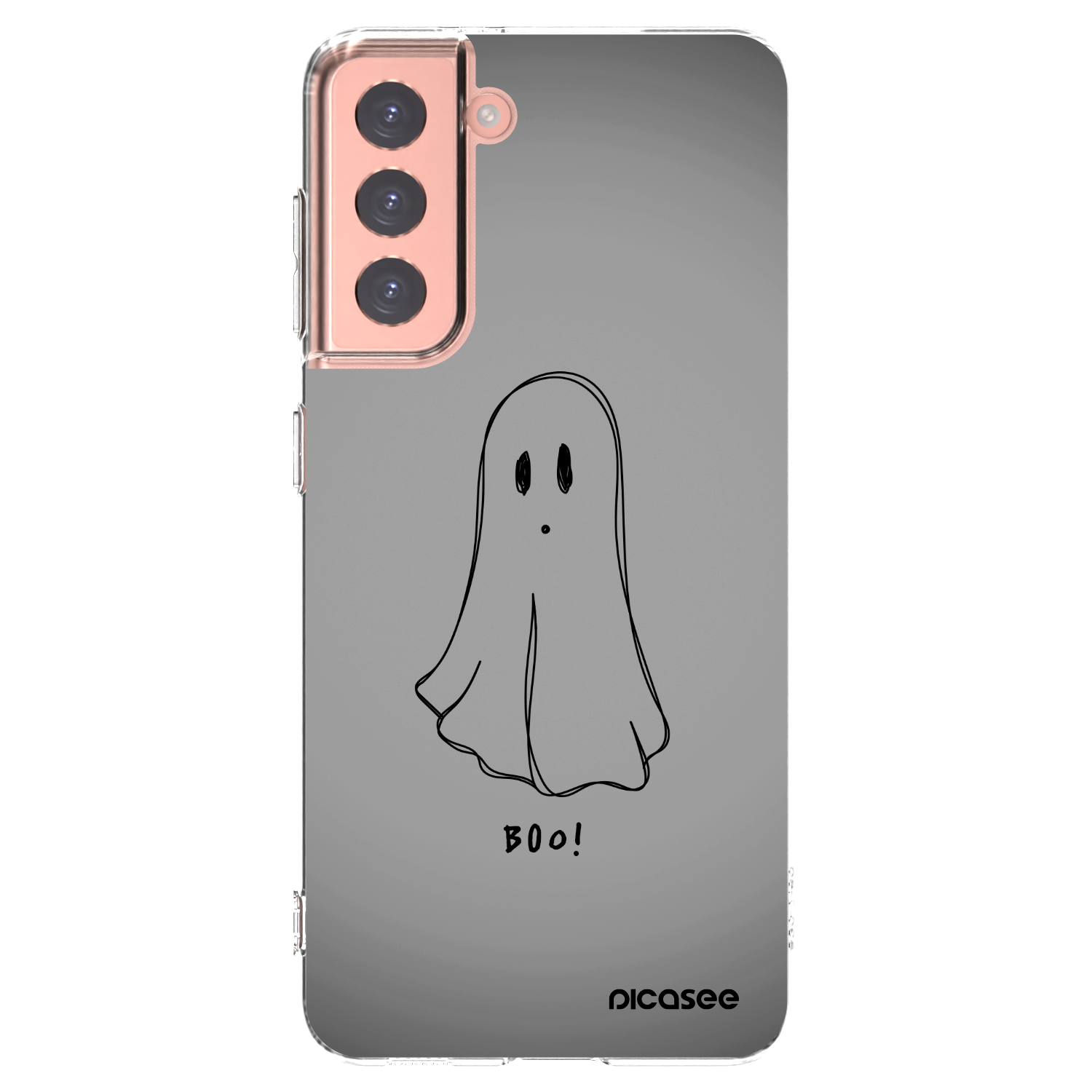 Picasee silikonska prozirna maskica za Samsung Galaxy S21 5G G991B - Ghost