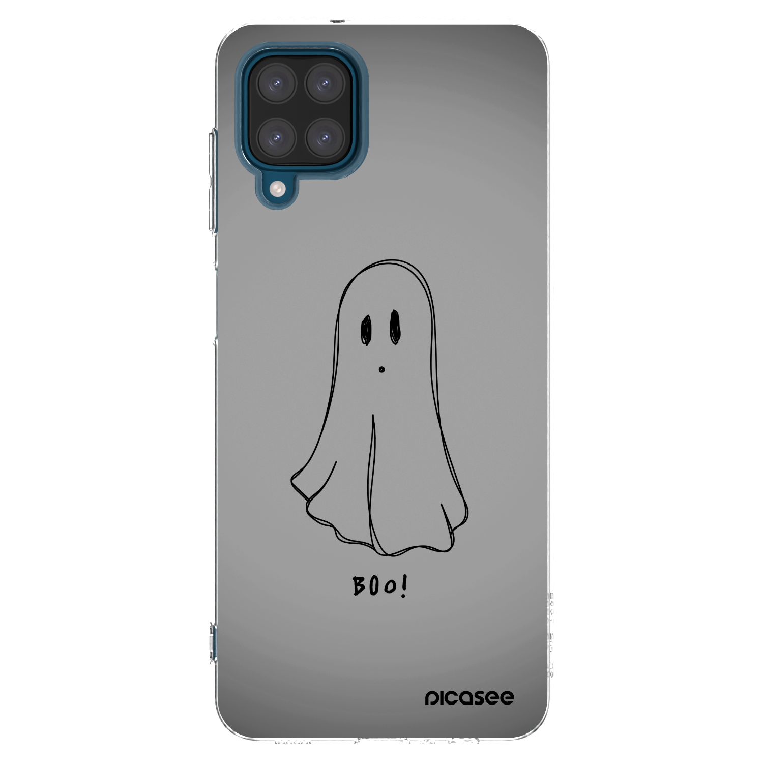 Picasee silikonska prozirna maskica za Samsung Galaxy A12 A125F - Ghost